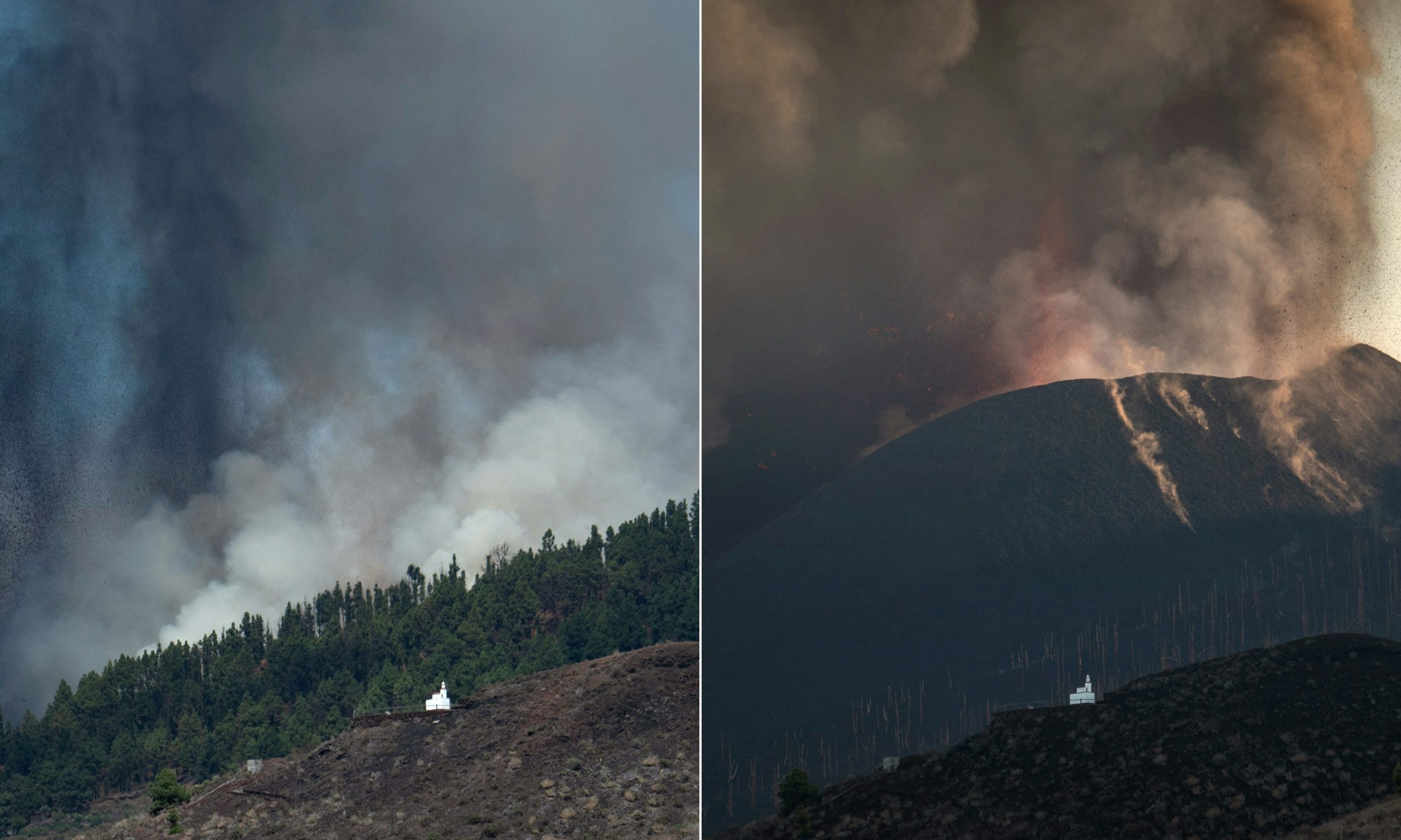 La Palma: Cone principal do vulcão colapsou parcialmente