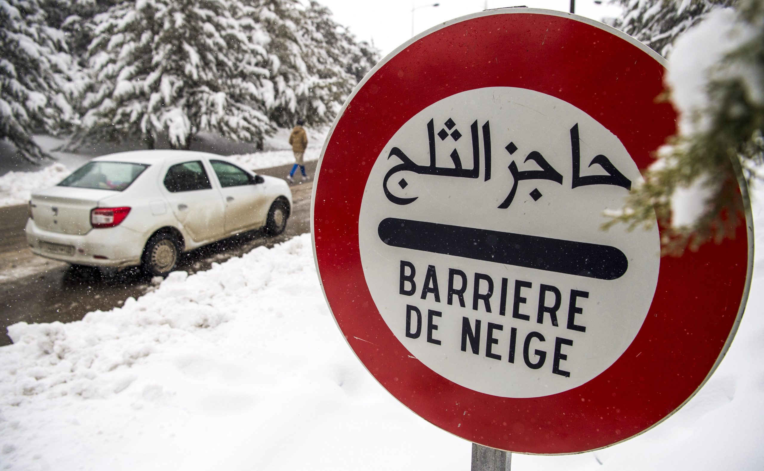 Vaga de frio e queda de neve que fustiga a Europa chega a Marrocos