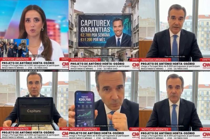 Imagem de António Horta Osório usada em vídeo fraudulento