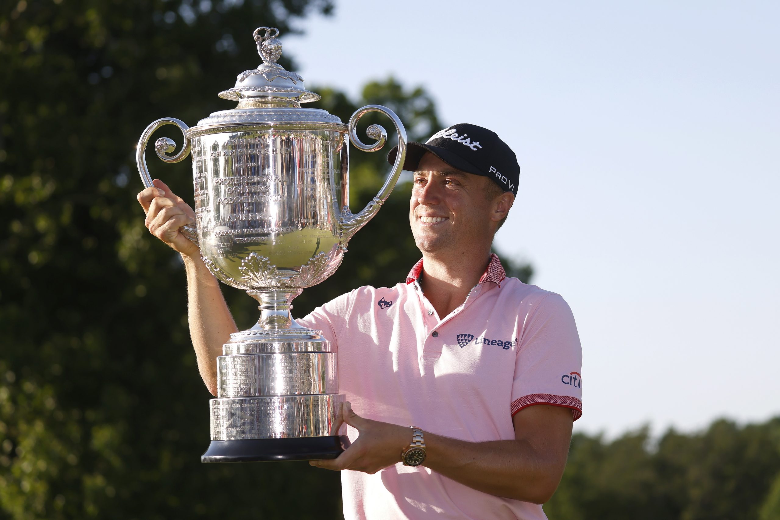 Golfe: Norte-americano Justin Thomas vence PGA Championship