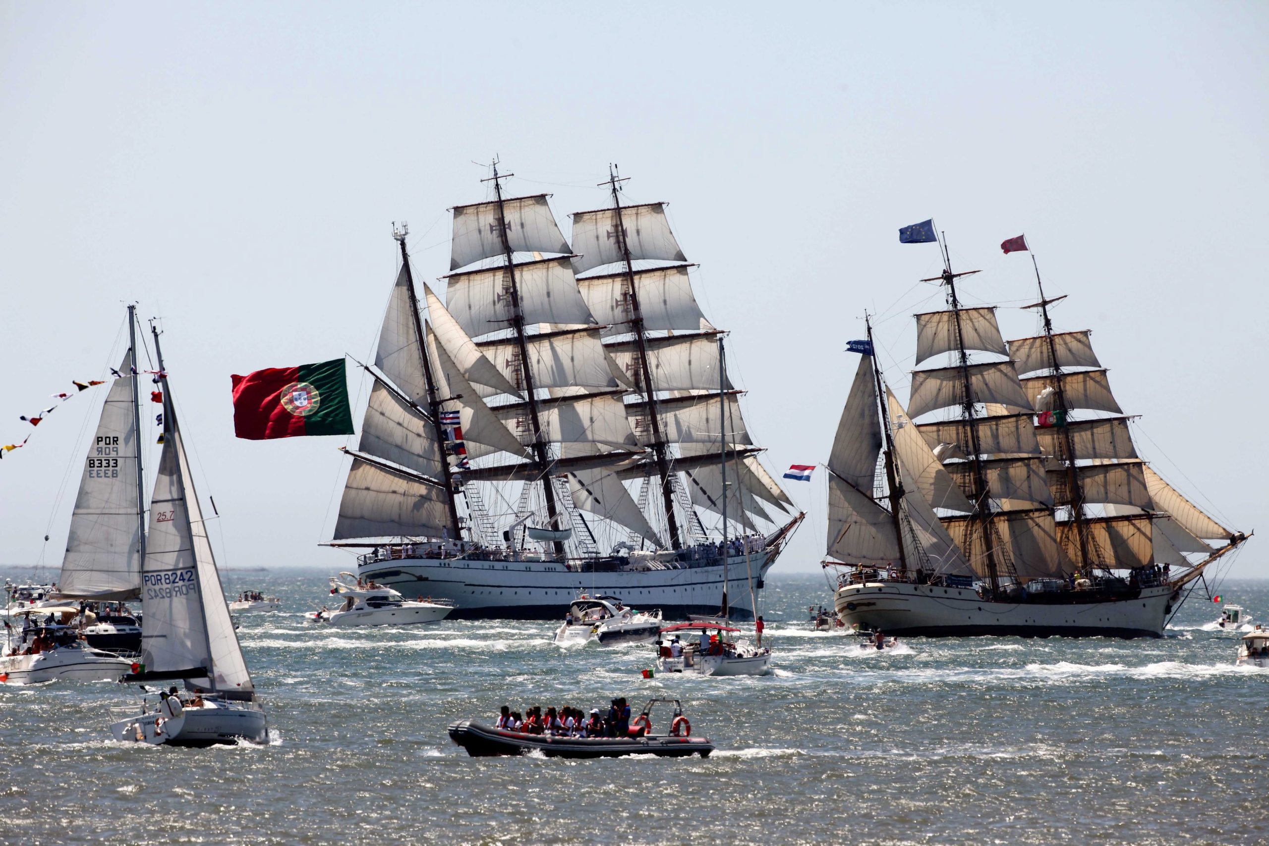Os “gigantes do Mar” regressam a Lisboa. Navios da Tall Ships Races durante quatro dias na Doca de Alcântara