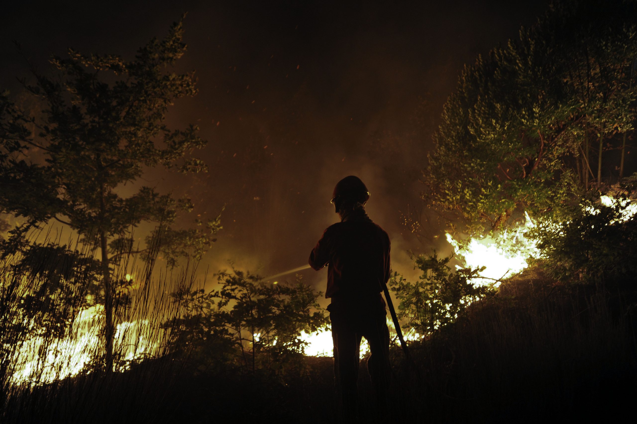 Incêndio em Santo Tirso obriga a evacuar casas no Vale Pisão