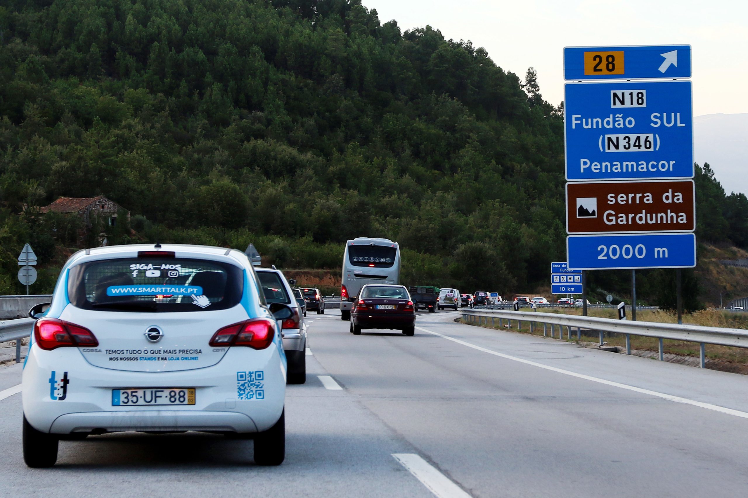 Exigida a suspensão das portagens na A23 e A25 face aos incêndios na serra da Estrela