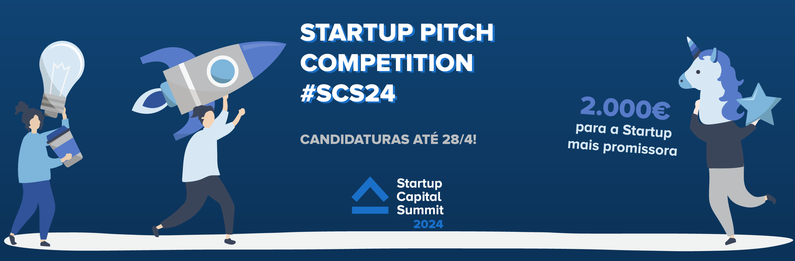 Tens uma startup? Faz o teu Pitch no Startup Capital Summit 2024
