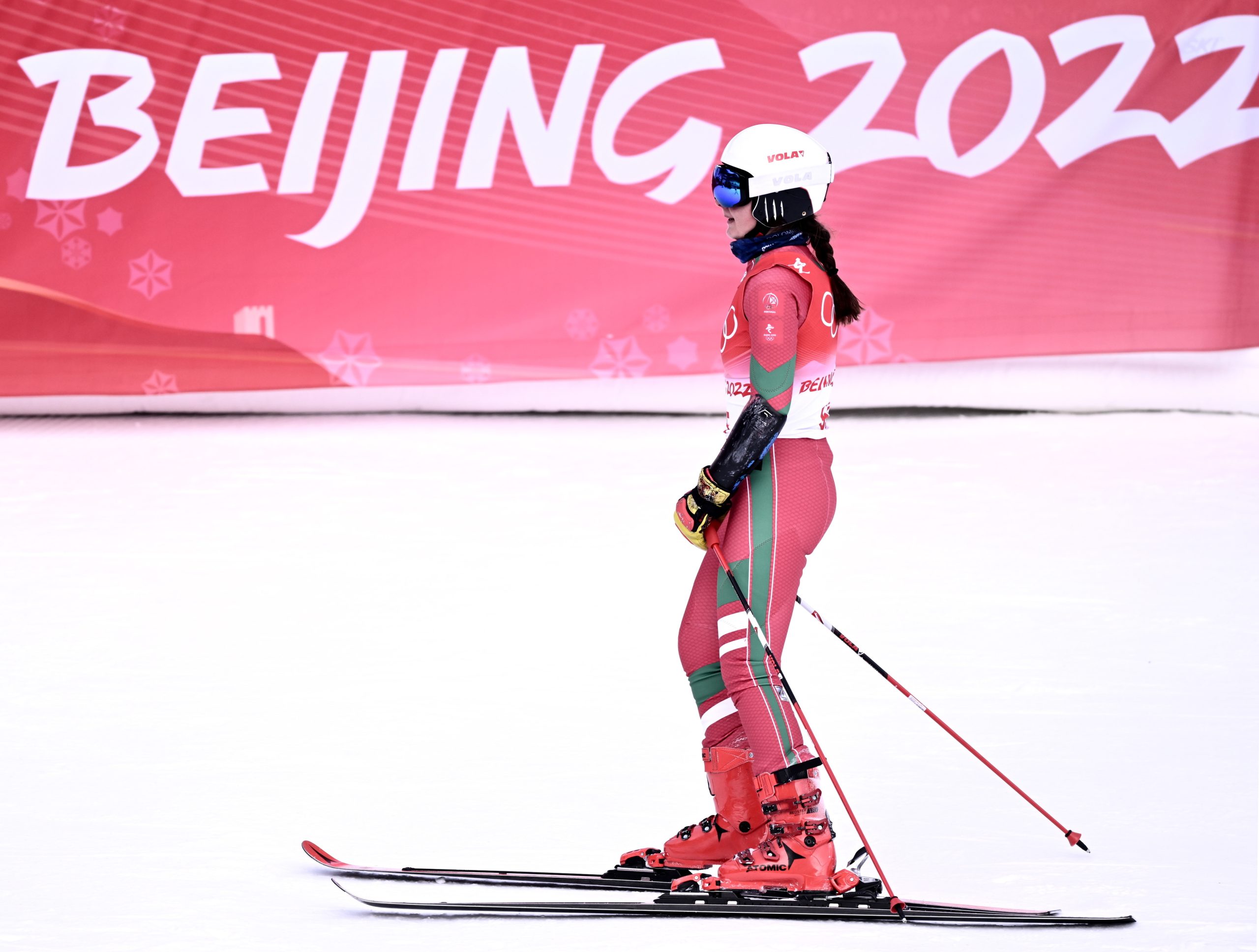 Vanina Oliveira estreia-se em Pequim2022 com um 43.º lugar no slalom gigante