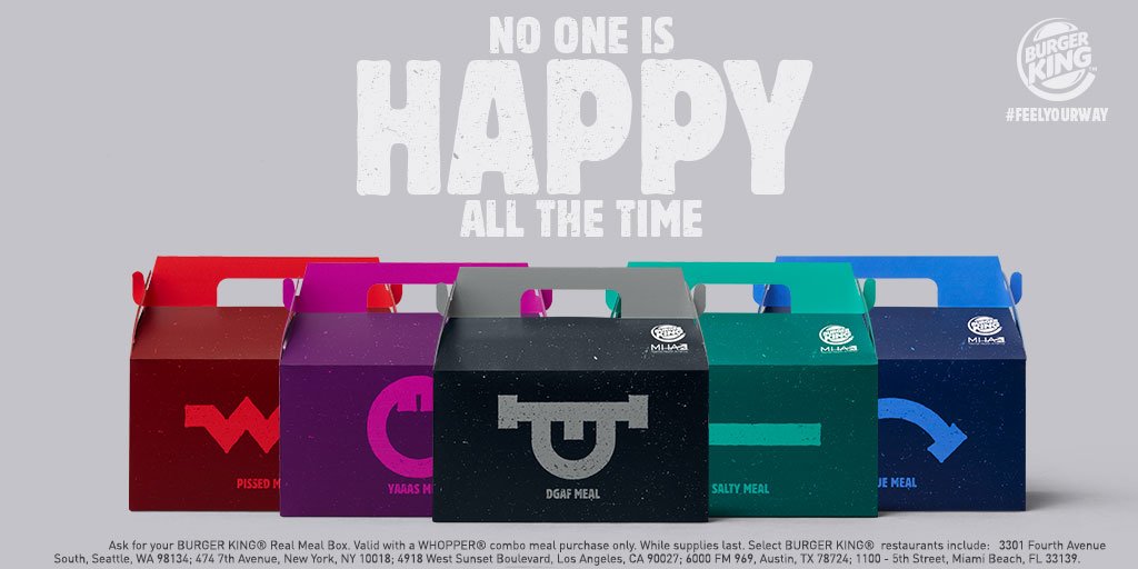 Nem todas as refeições são felizes. Burger King lança (nova) alfinetada à McDonalds em campanha para a saúde mental
