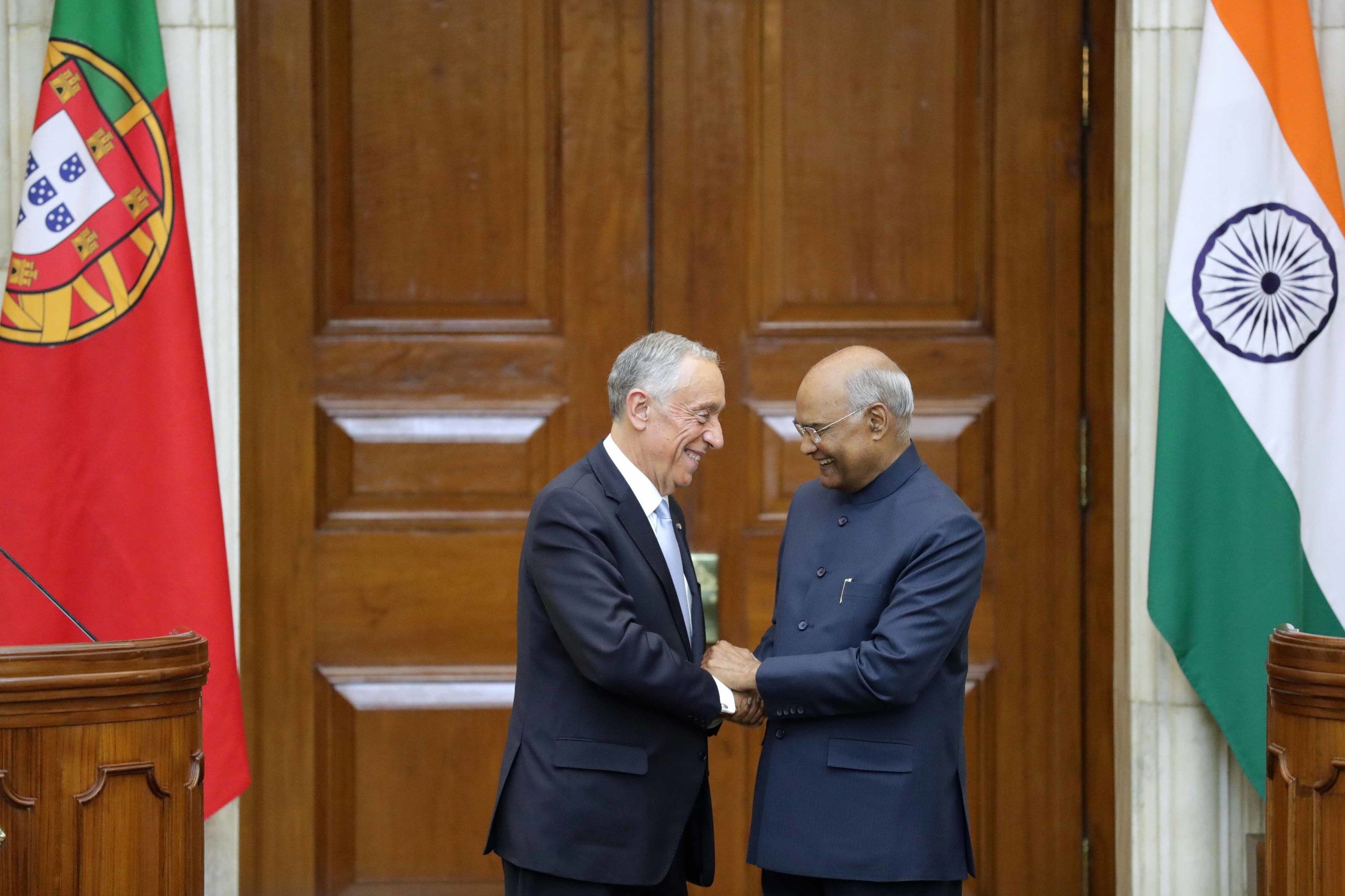 Presidente indiano aceitou convite de Marcelo para visitar Portugal em 2021