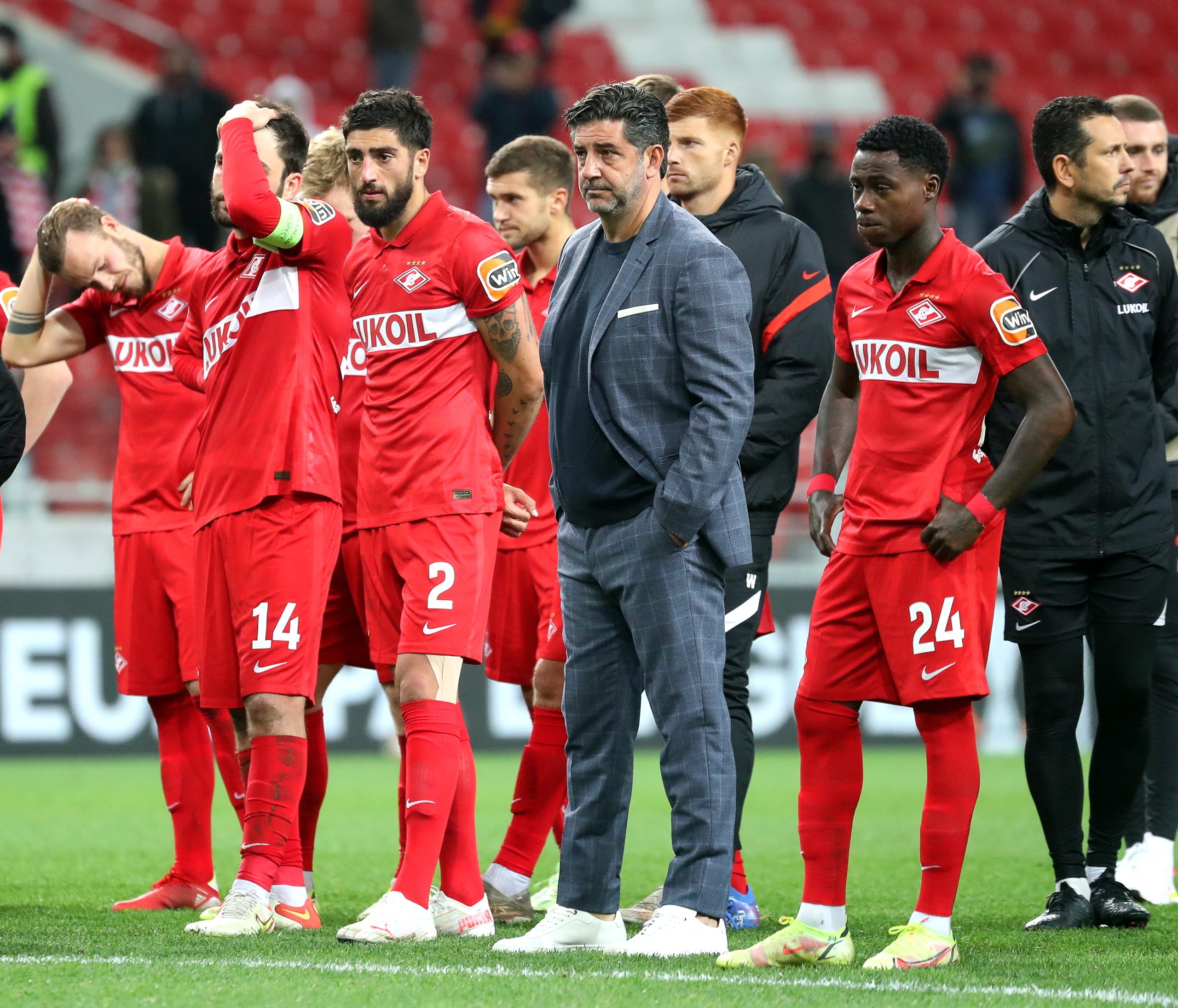 Spartak Moscovo de Rui Vitória sofre derrota pesada (7-1) em S. Petersburgo
