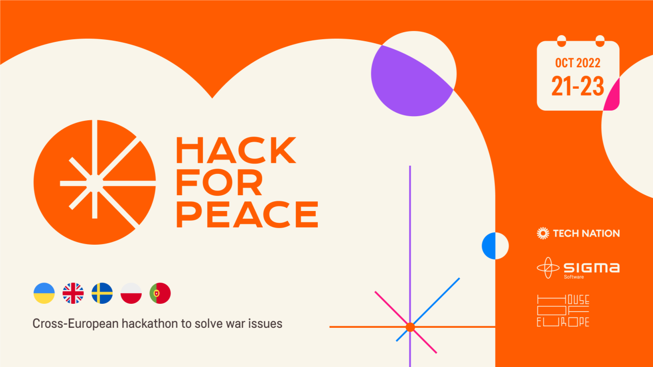 “Hack for Peace”, uma hackathon para resolver os problemas da guerra