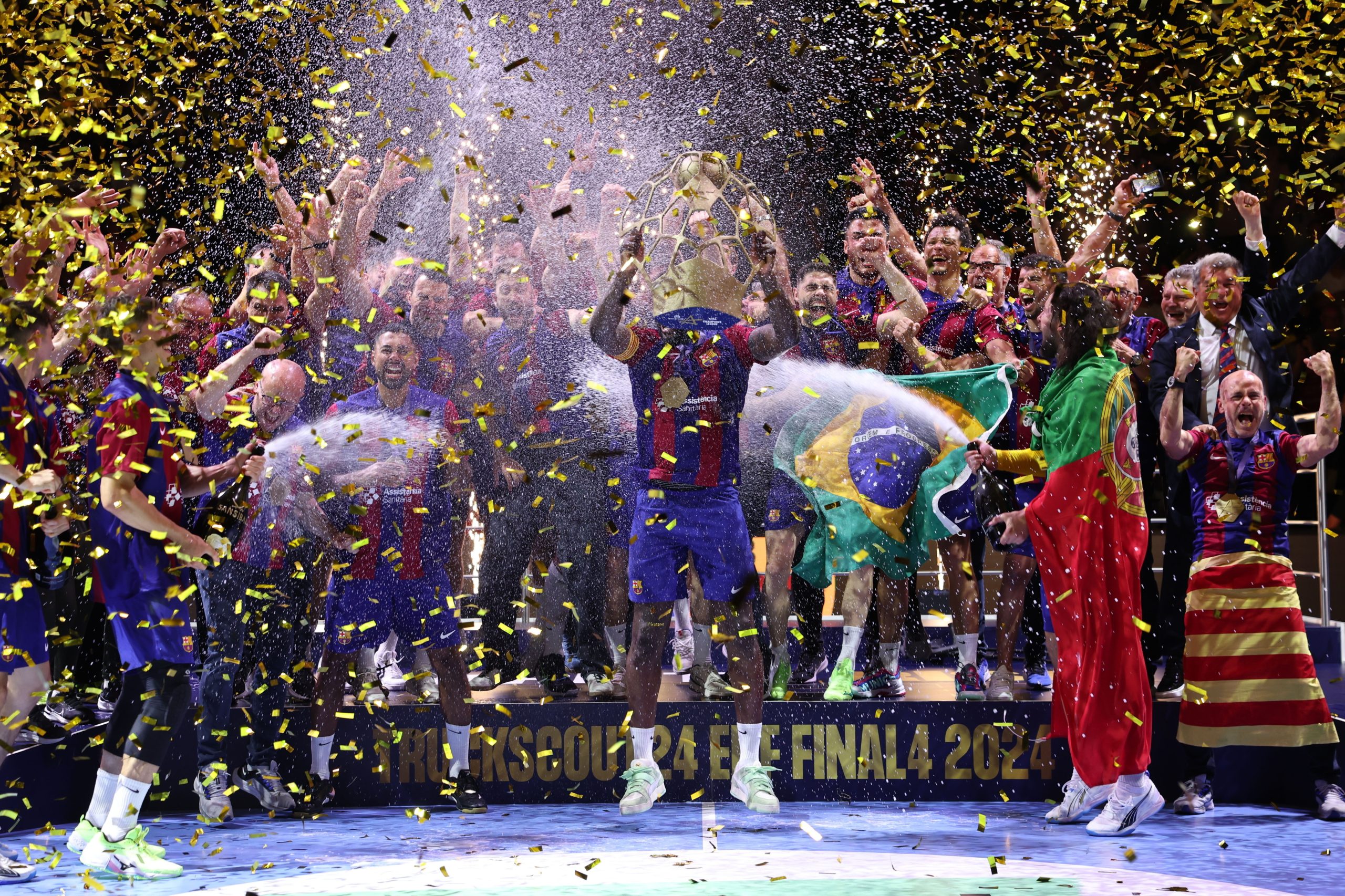 FC Barcelona conquista ‘Champions’ de andebol pela 12ª vez após bater Aalborg