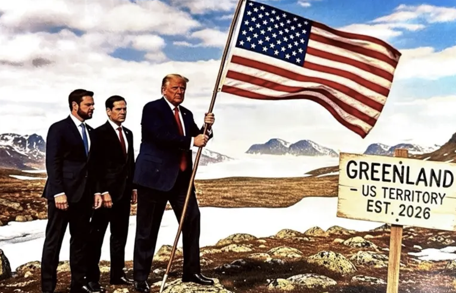 Trump: “A Gronelândia deve ser controlada pelos EUA, não pela Dinamarca”