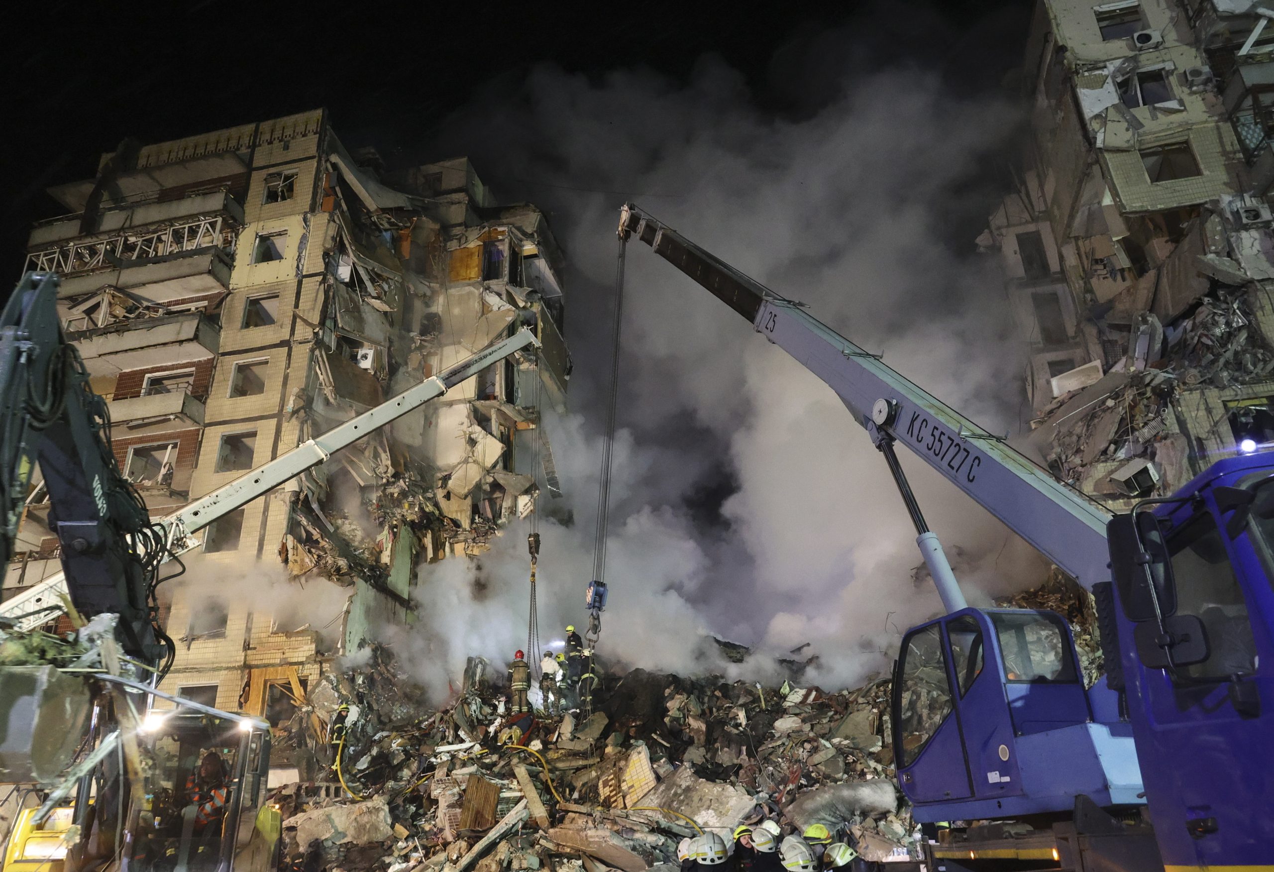 Aumenta para 35 mortos o balanço do ataque russo a Dnipro