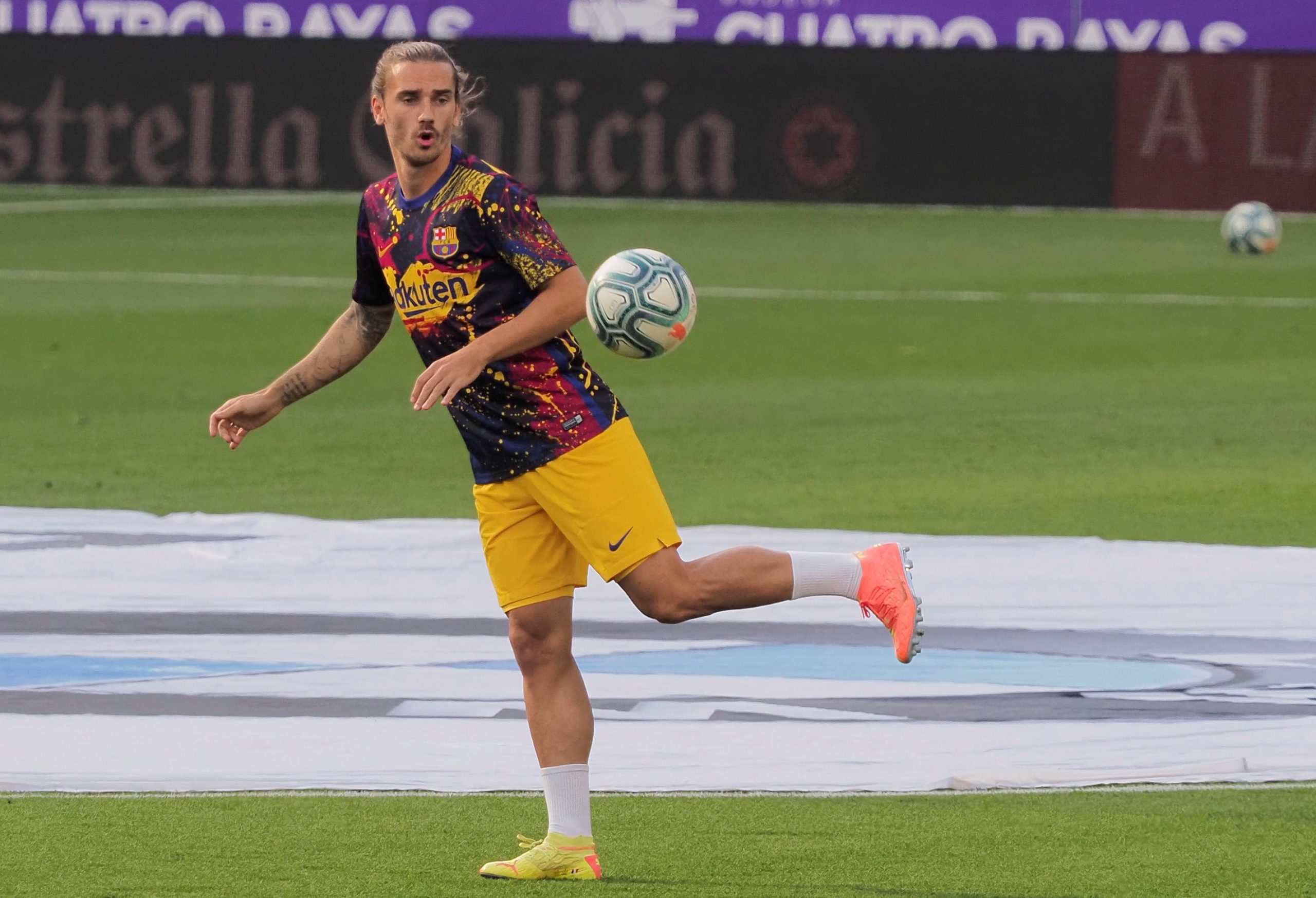 Griezmann lesiona-se e está em risco para as duas últimas jornadas da liga espanhola