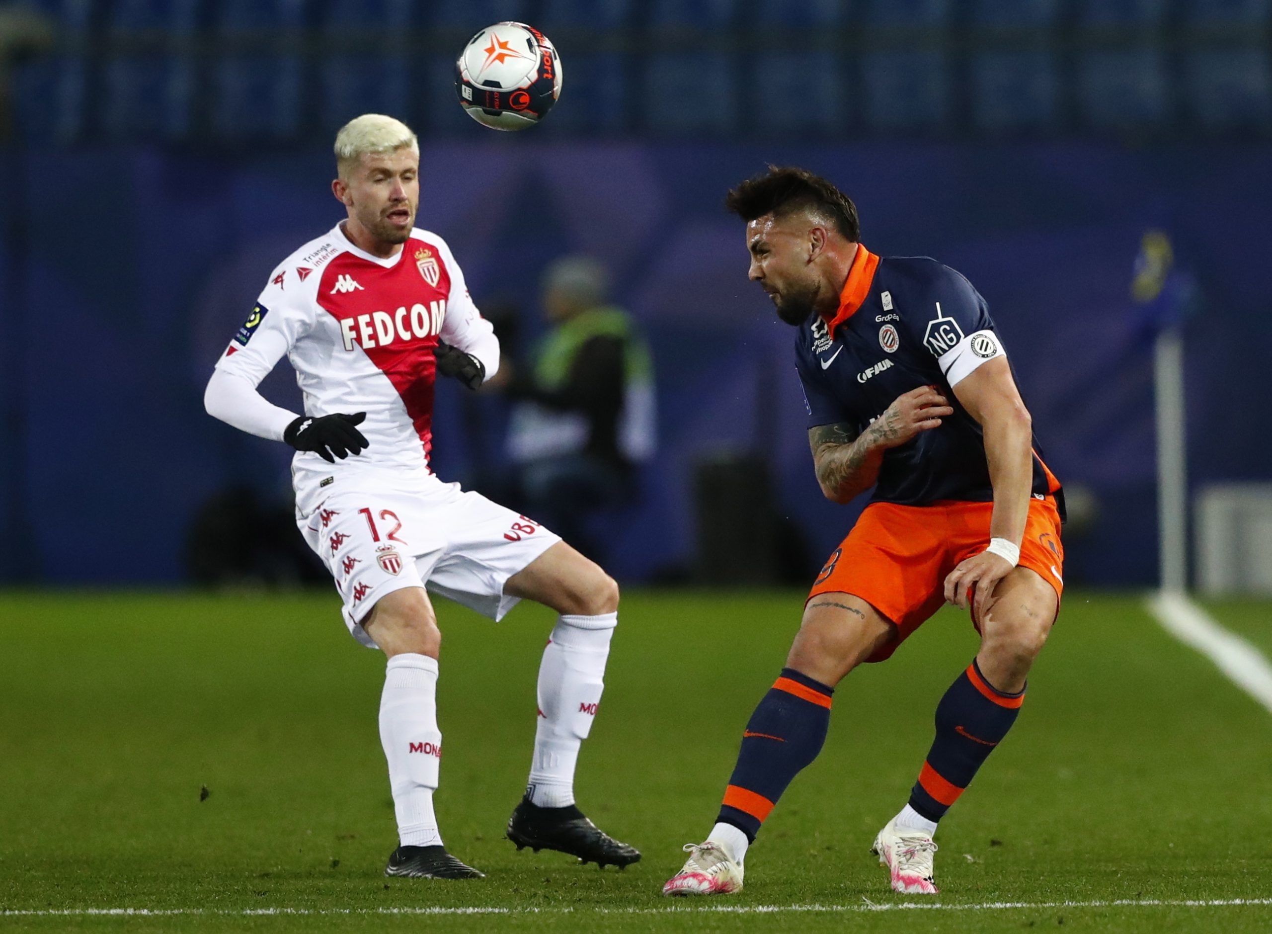 Mónaco vence fora o Montpellier e sobe ao quarto lugar em França