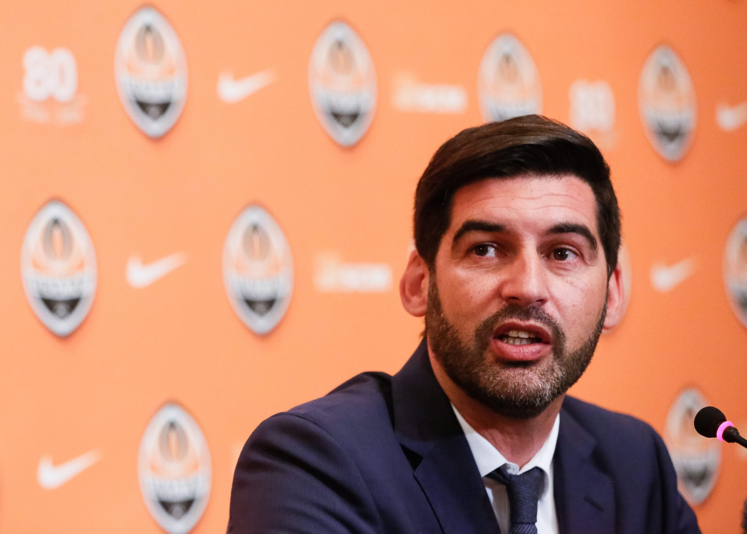 Paulo Fonseca lamenta que Shakhtar tenha perdido em Roma jogo que “dominou”