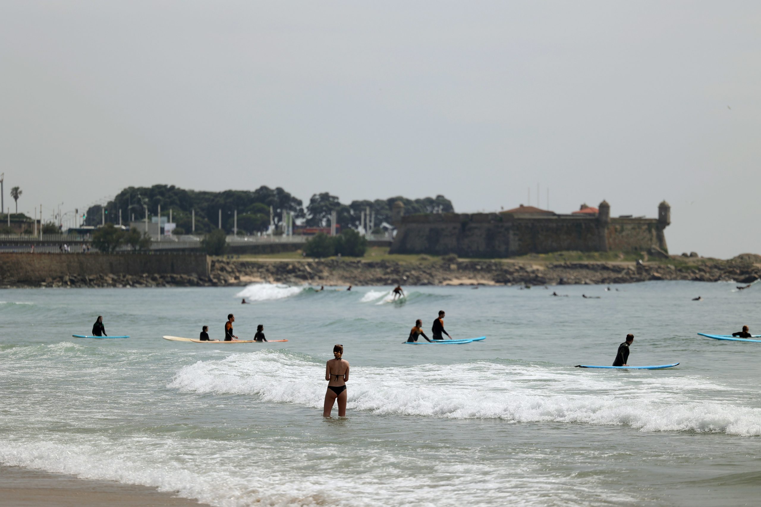 Banhos desaconselhados na praia Azul-Conchinha em Matosinhos