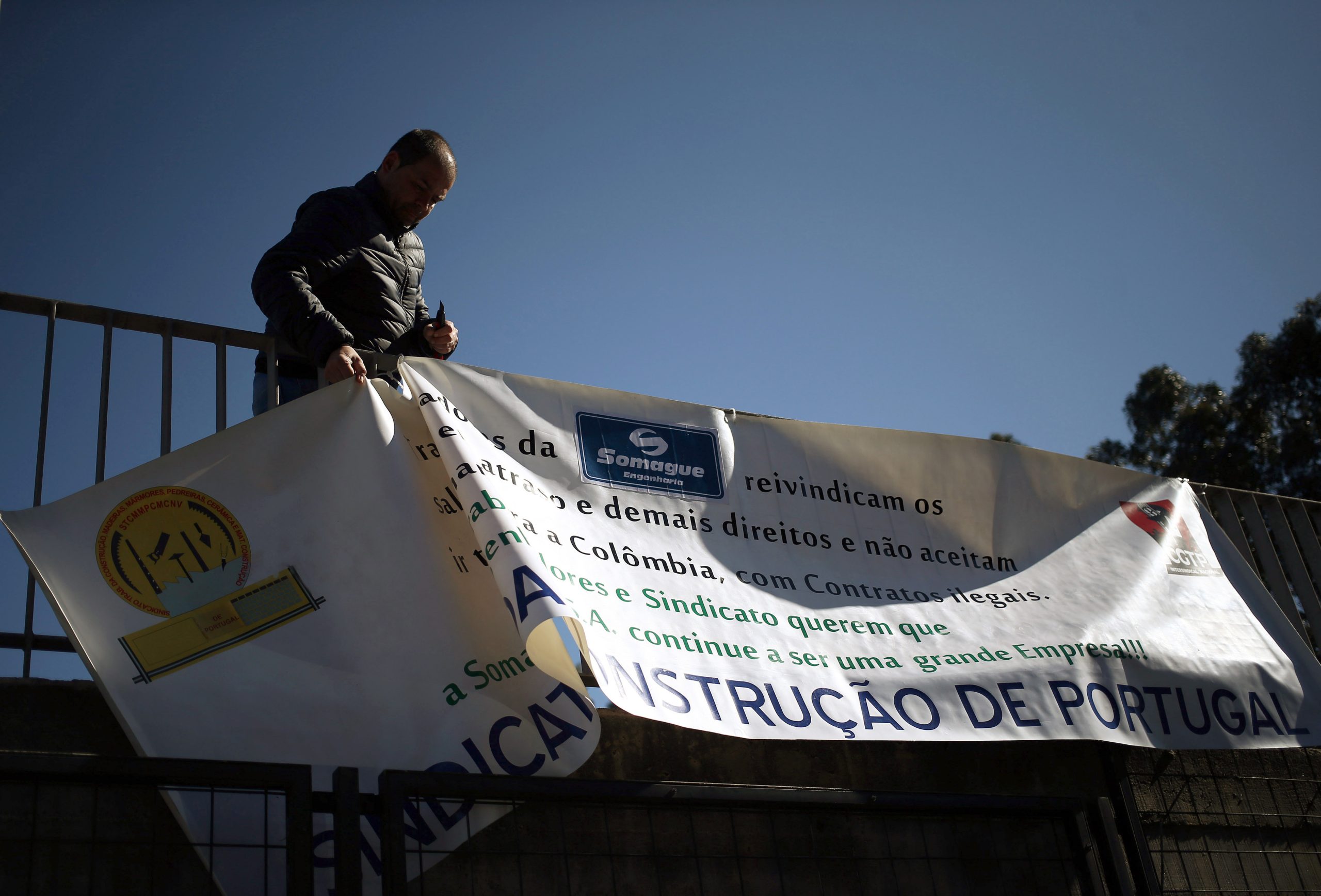 Sindicato diz que Somague prepara despedimento coletivo de 200 trabalhadores