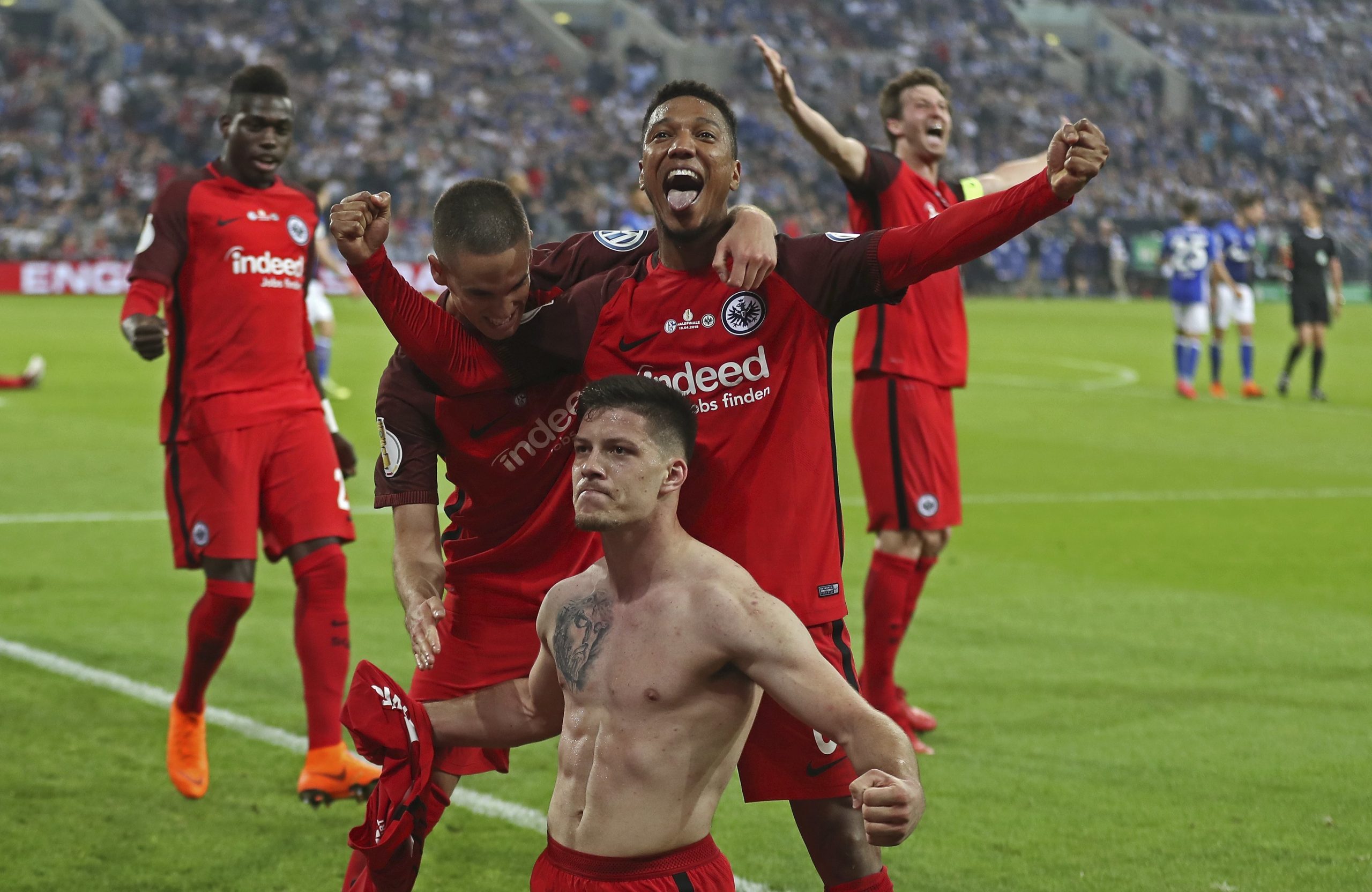 ‘Benfiquista’ Luka Jovic coloca Eintracht Frankfurt na final da Taça da Alemanha