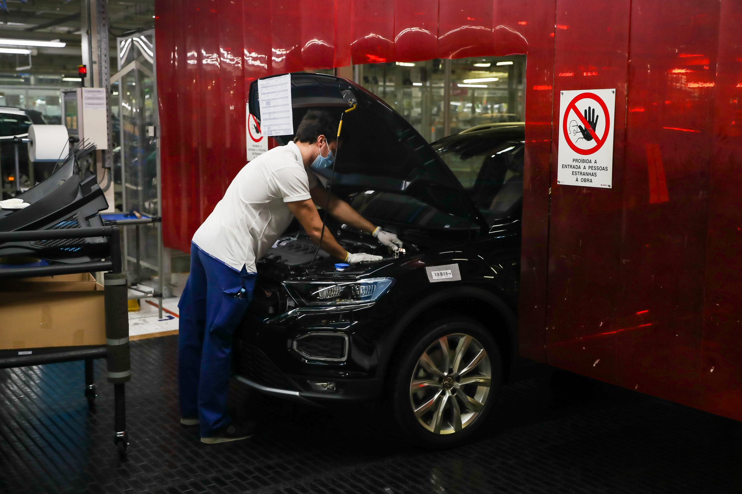 Produção automóvel em Portugal caiu 34,7% até julho