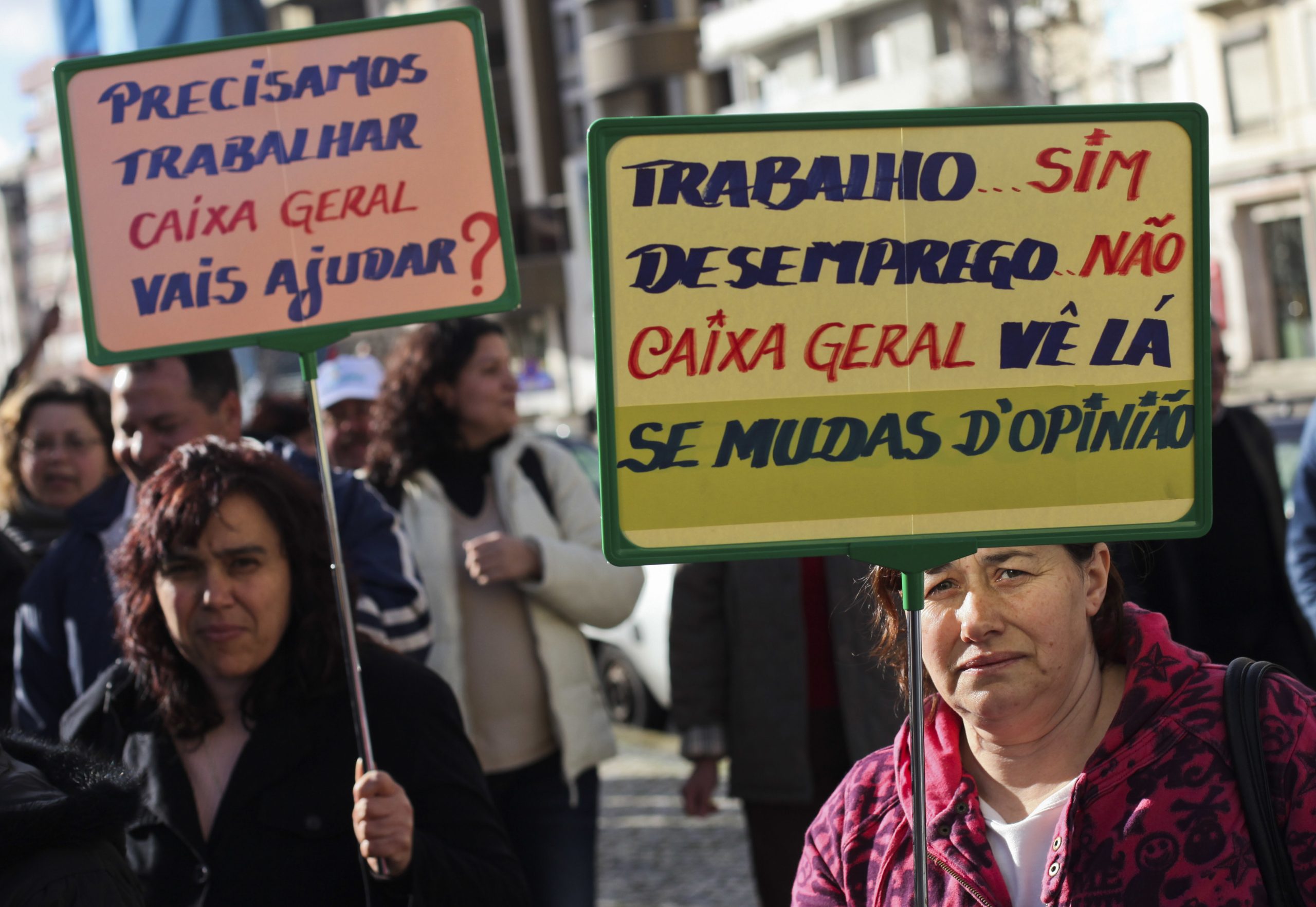 Trabalhadores do ex-grupo Alicoop protestam na terça-feira em Lisboa