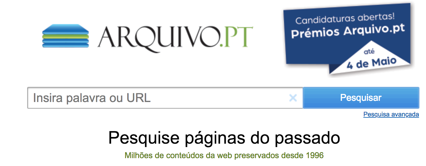 “Arquivo.pt” para evitar a amnésia da sociedade