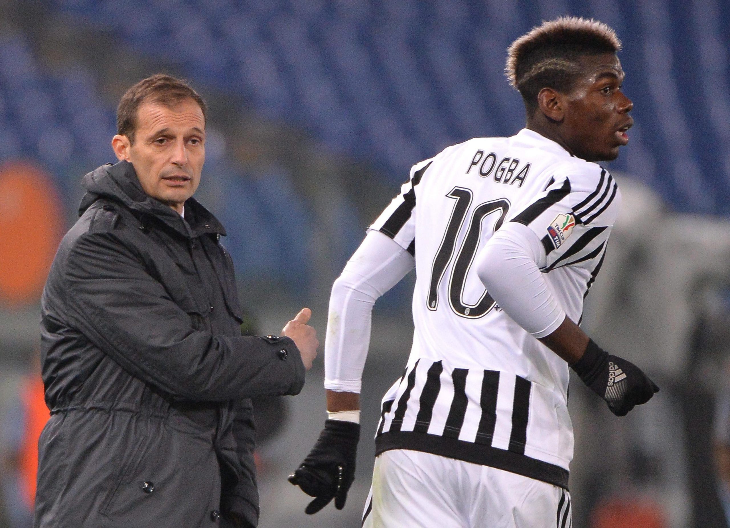 Allegri diz que futebol perdeu jogador extraordinário com suspensão de Pogba