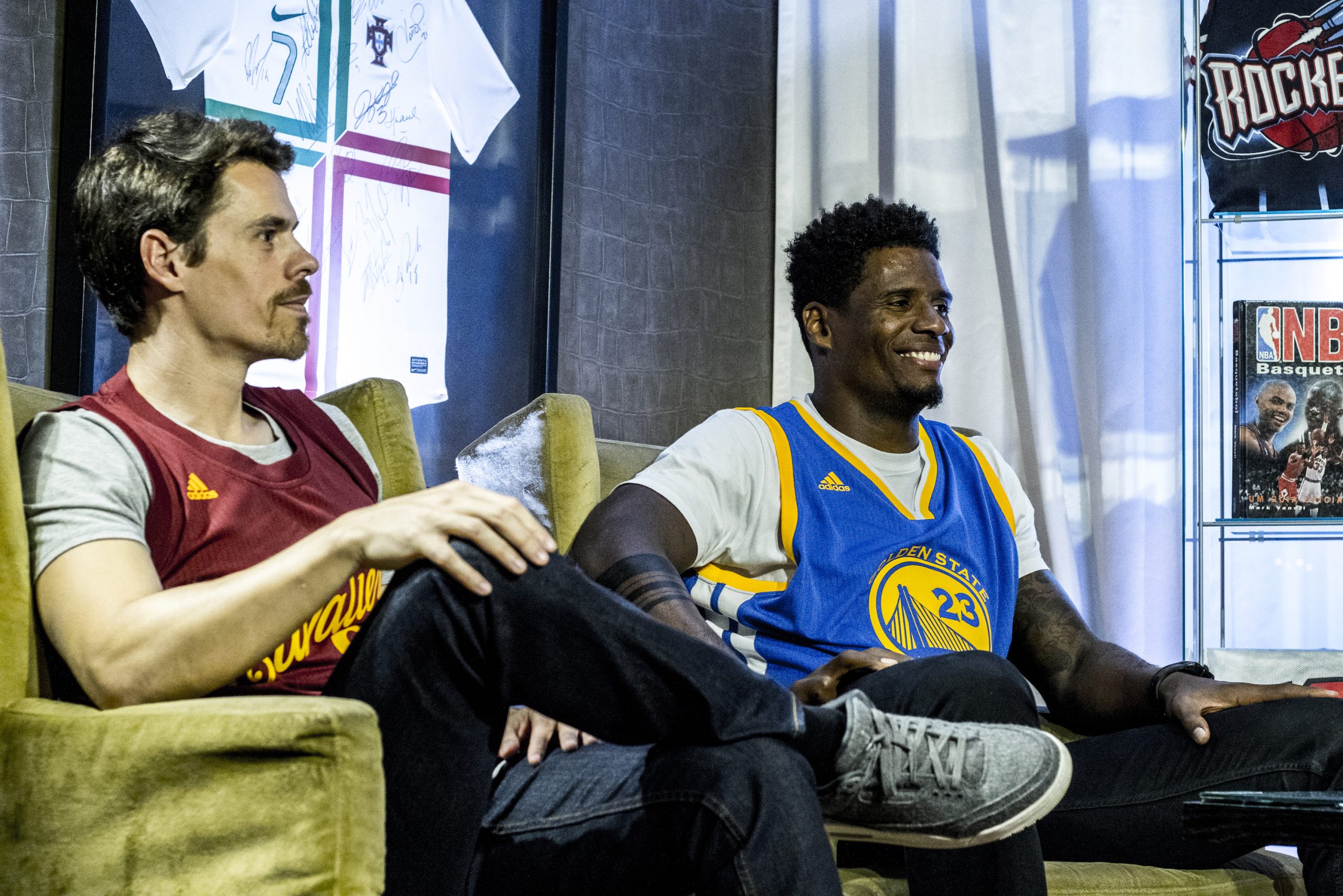 A conversa foi com quem sabe e quem sabe antecipa uma final entre os Cavs e os Warriors. É a magia da NBA, senhores