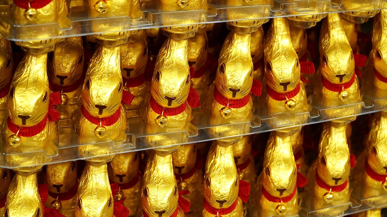 Coelhinhos da Páscoa feitos com ecstasy apreendidos no aeroporto de Bruxelas