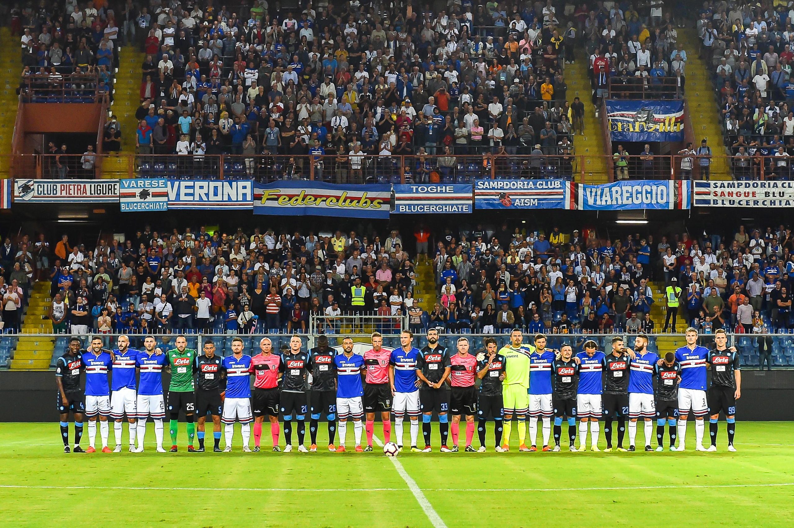 Sampdoria anuncia jogo particular para ajudar familiares das vítimas da queda da Ponte Morandi