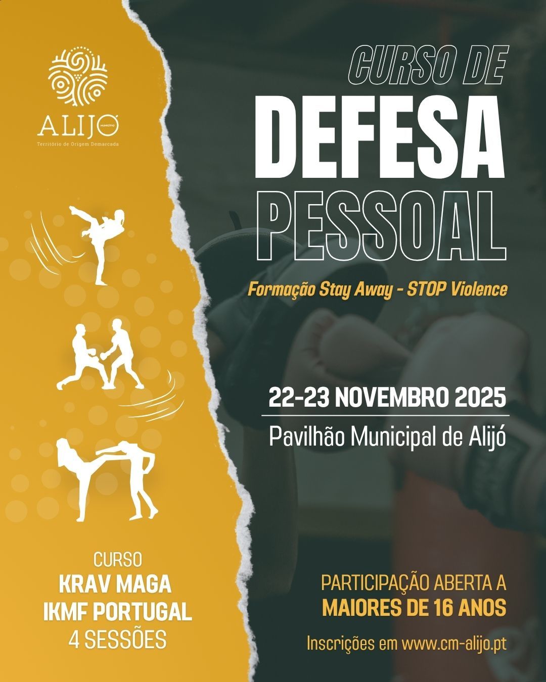 De mãos dadas com a segurança: Alijó oferece curso gratuito de defesa pessoal