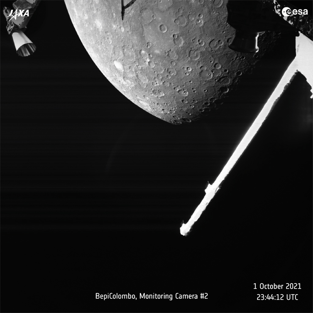 Missão BepiColombo transmite as suas primeiras imagens de Mercúrio