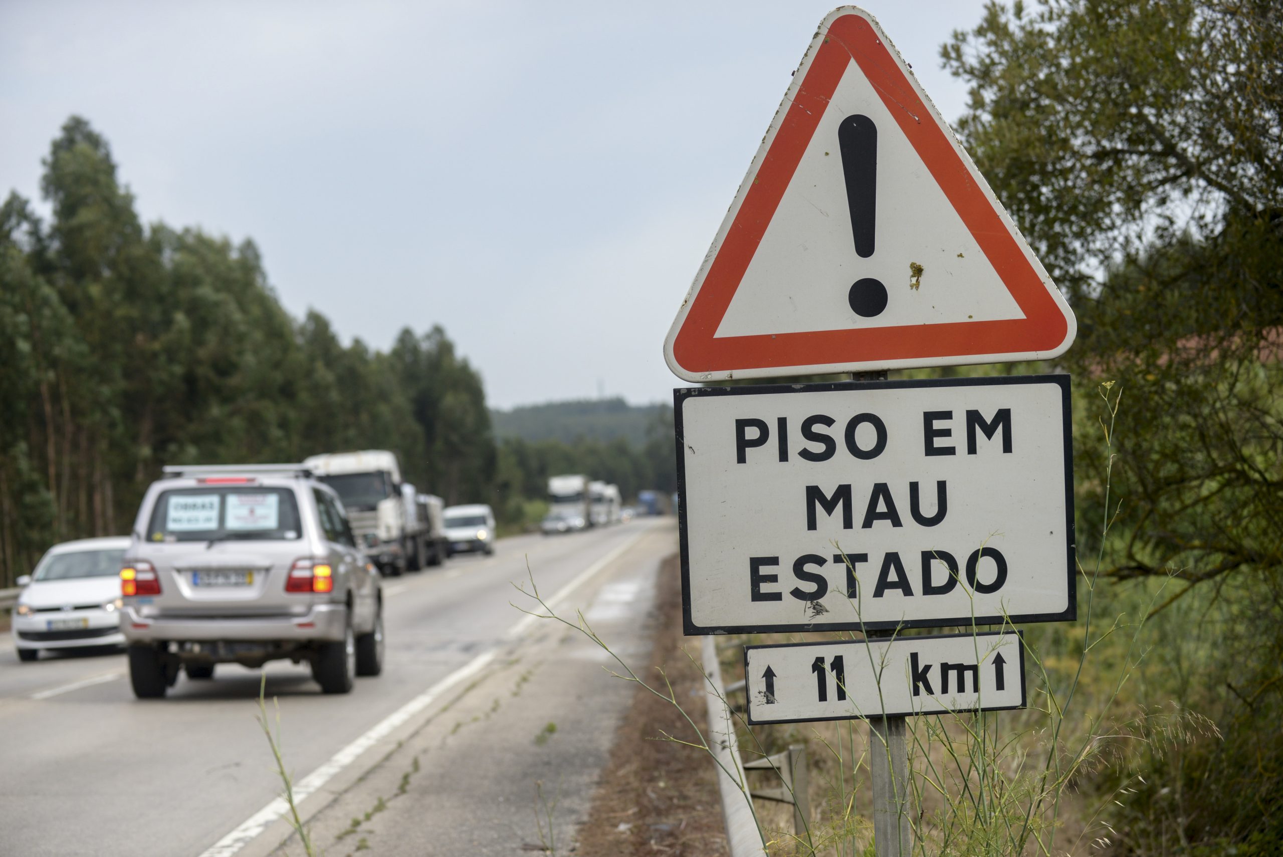 IP estuda melhor solução para repor circulação de trânsito no IC2 em Águeda