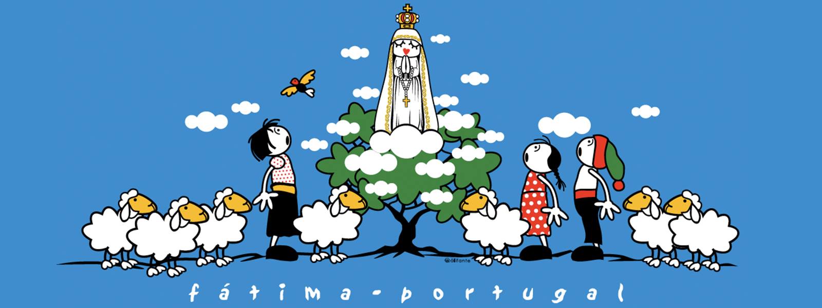 ‘Funny Fátima’: Desenhos divertidos em canecas, babetes e ‘t-shirts’ para receber o Papa