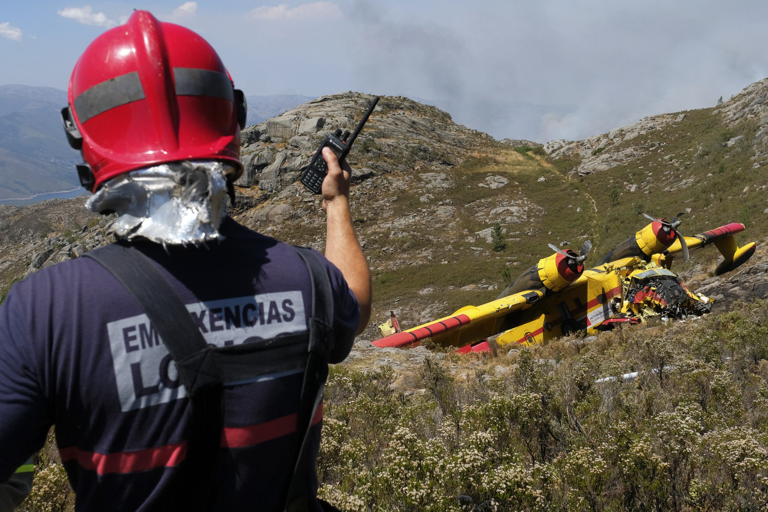 Incêndios: Copiloto ferido no acidente de Canadair mantém-se estável