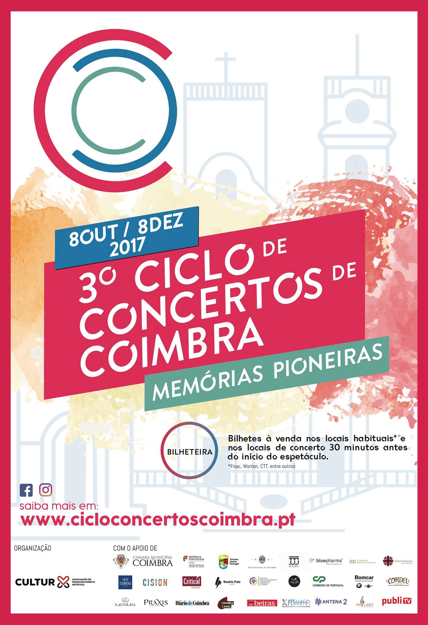 Ciclo de Concertos de Coimbra com cartaz plural até dezembro
