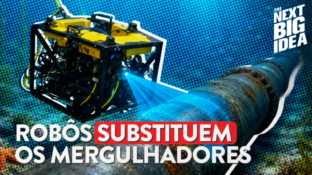 Debaixo de água, os robôs substituíram os humanos