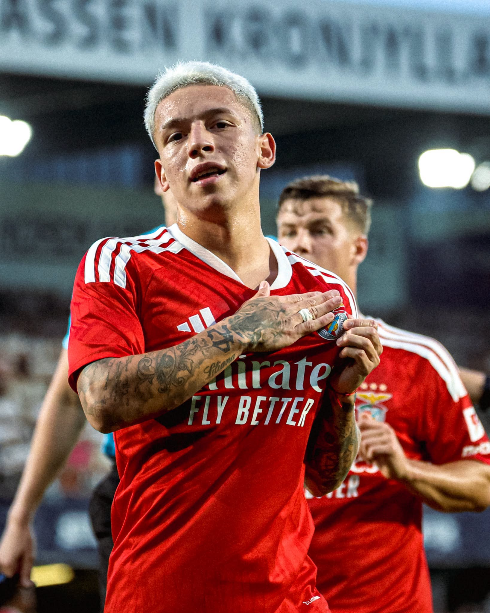 Benfica na fase de liga da Liga Europa. Na Dinamarca, ‘encarnados’ venceram o Aarhus