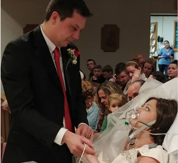 Heather combateu o cancro da mama até se casar. Morreu 18 horas depois
