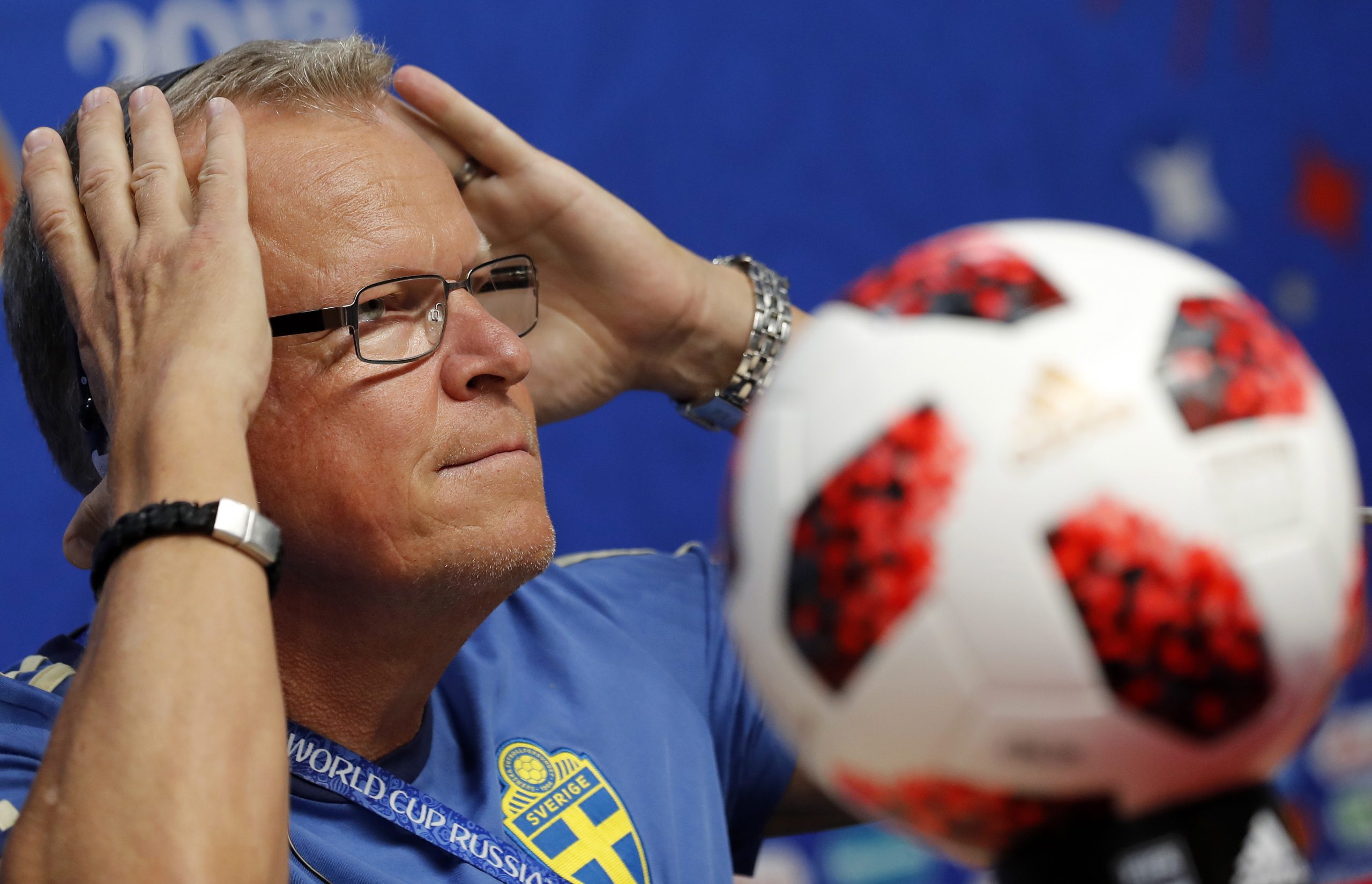 Selecionador Janne Andersson adverte que a Suécia é “difícil de bater”