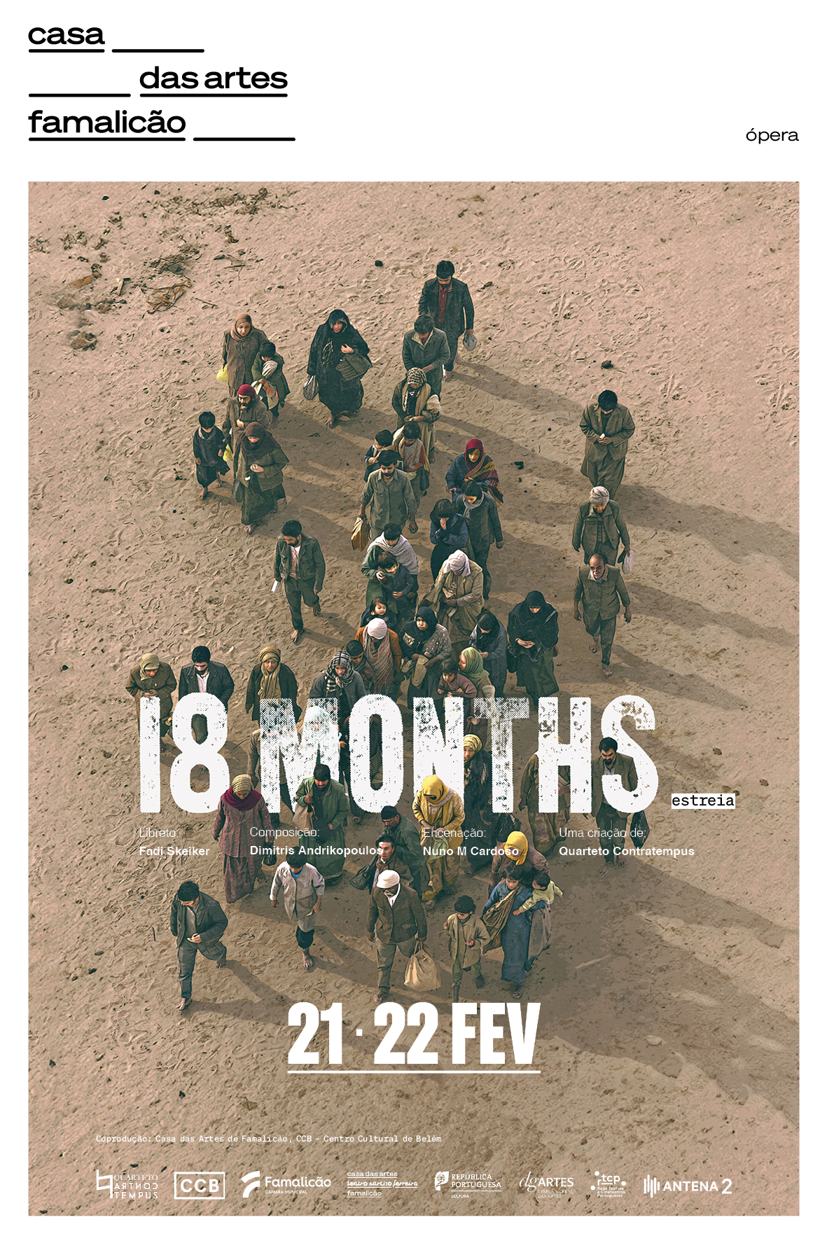 Ópera “18 Months” estreia-se em Famalicão para mostrar drama de refugiados
