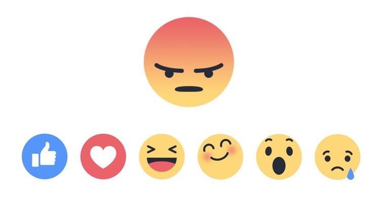 Quem é o campeão dos emojis zangados no Facebook?