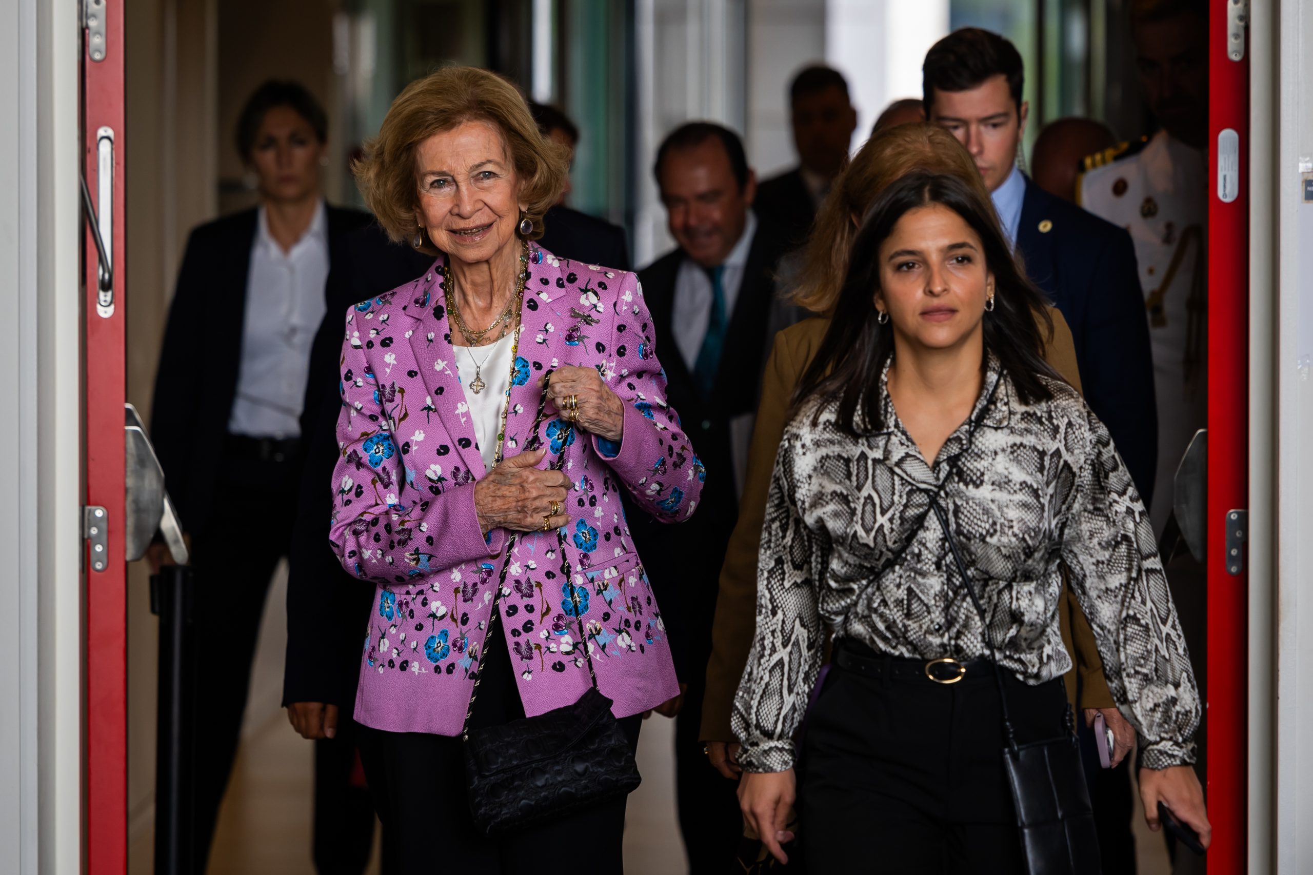 Sofia de Espanha visita Fundação Champalimaud horas depois de um disparo ter sido ouvido no local