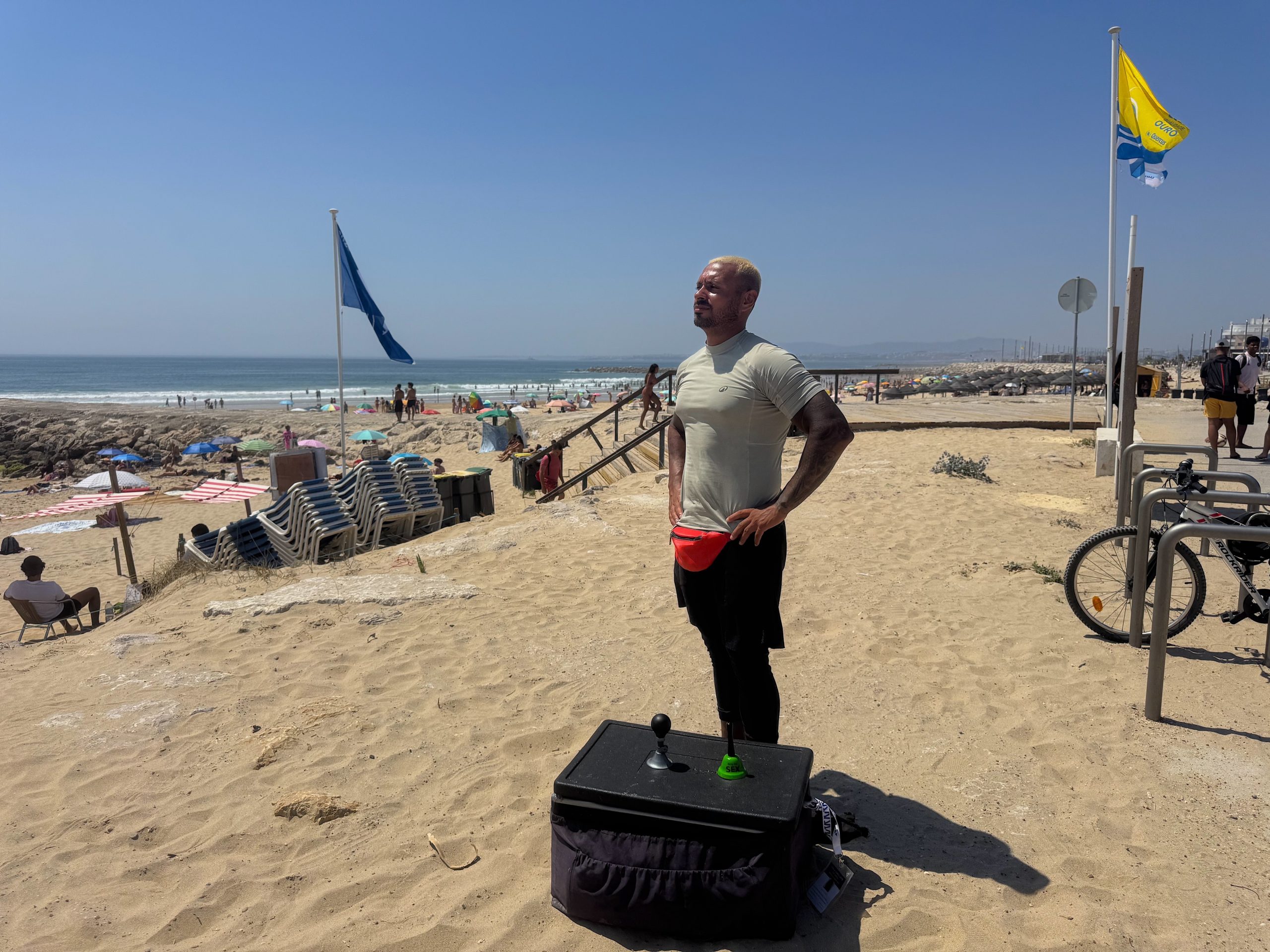 De legionário a vendedor de bolas de Berlim: o brasileiro que conquistou o sol da Caparica