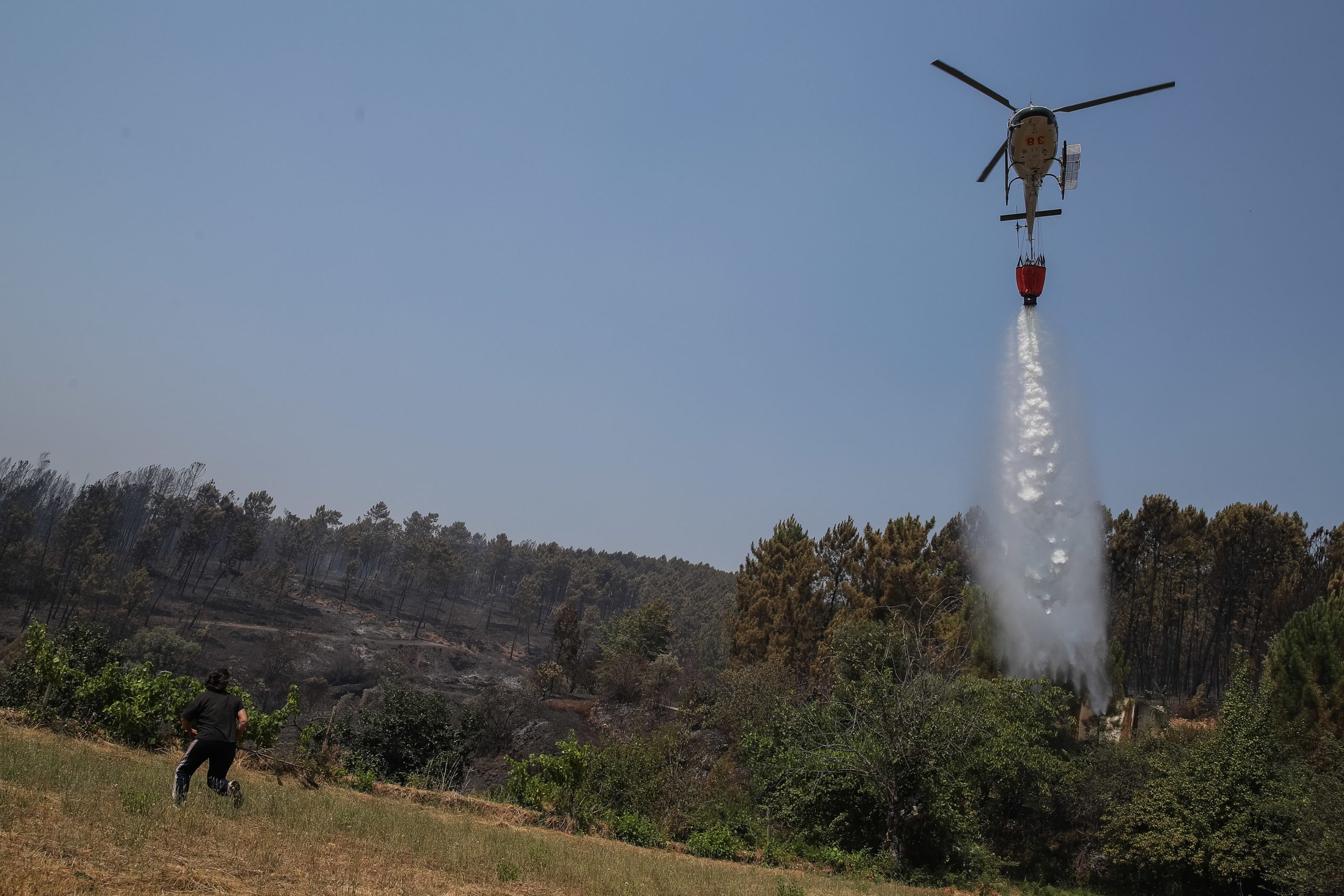 Os principais focos de incêndio no país às 19:30