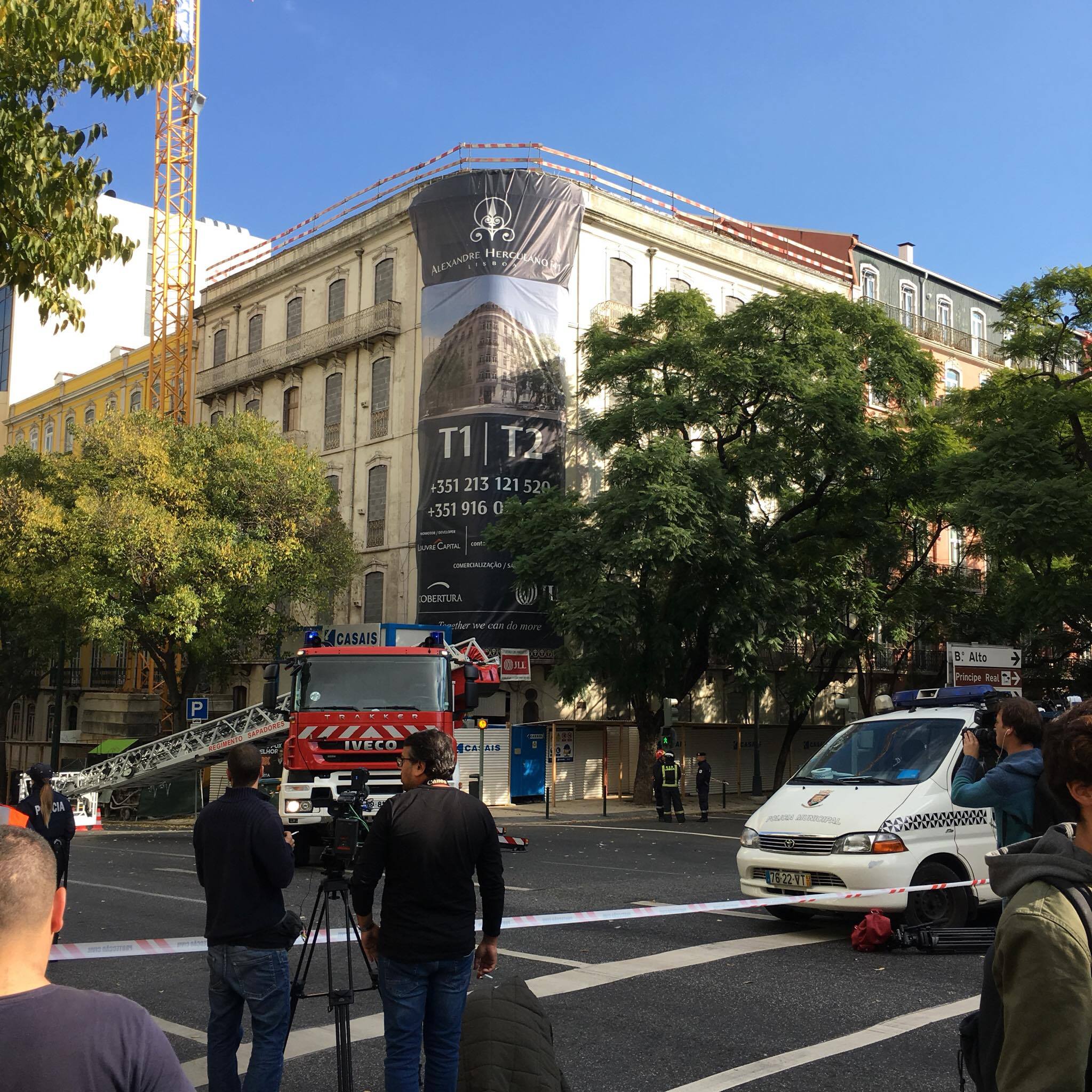 Sindicato responsabiliza construtora e ACT na derrocada de prédio de Lisboa