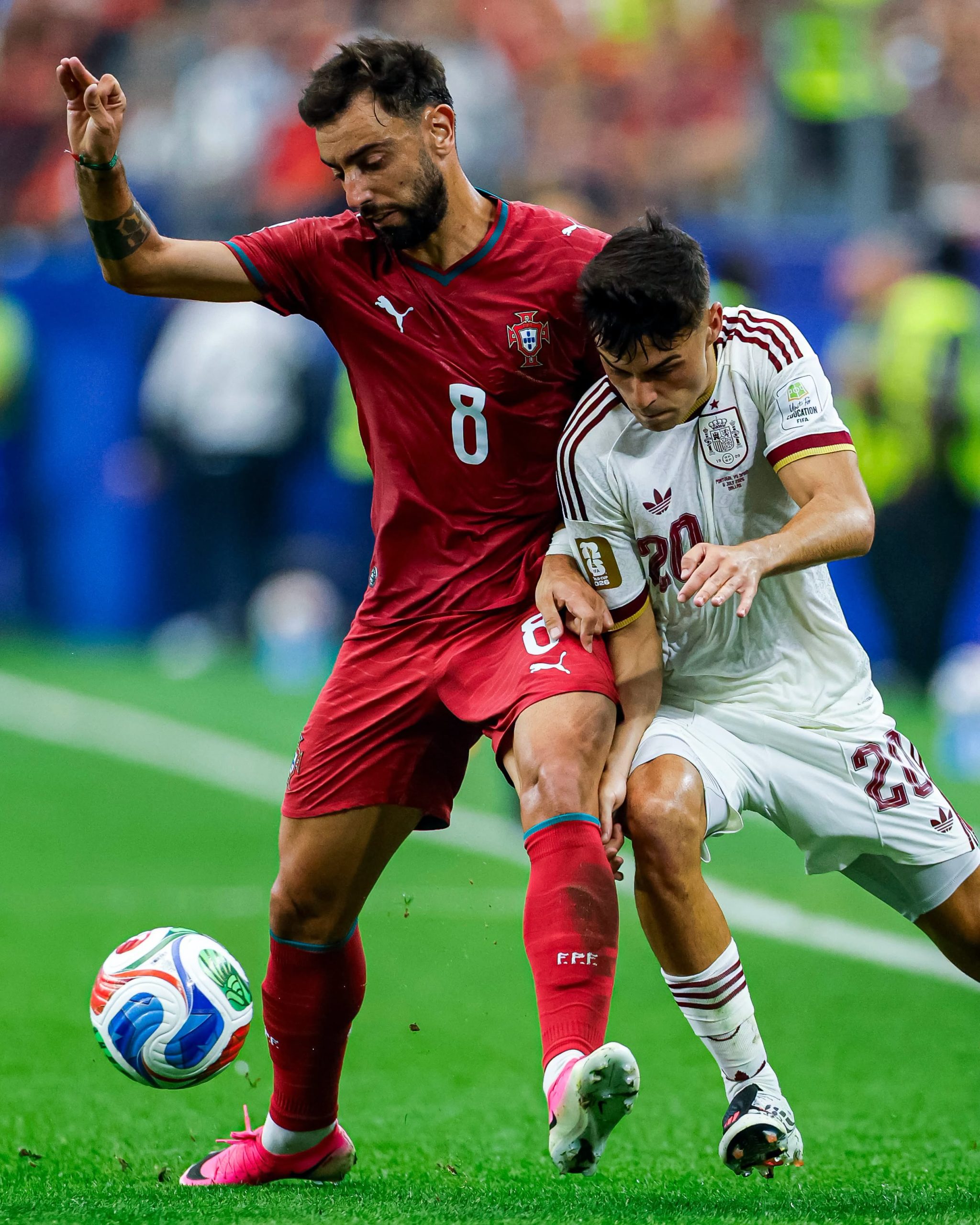 Duelo ibérico no Mundial2026 pende para Espanha, mas apenas nos últimos minutos da partida