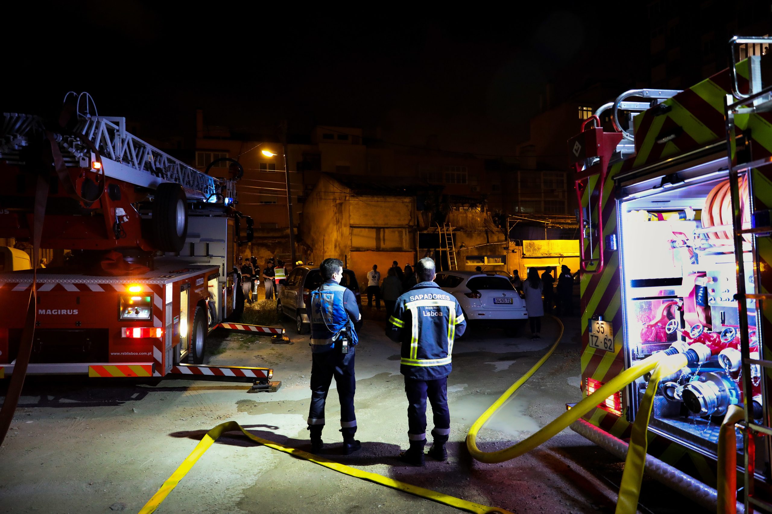 Incêndio nas Laranjeiras causou um desalojado