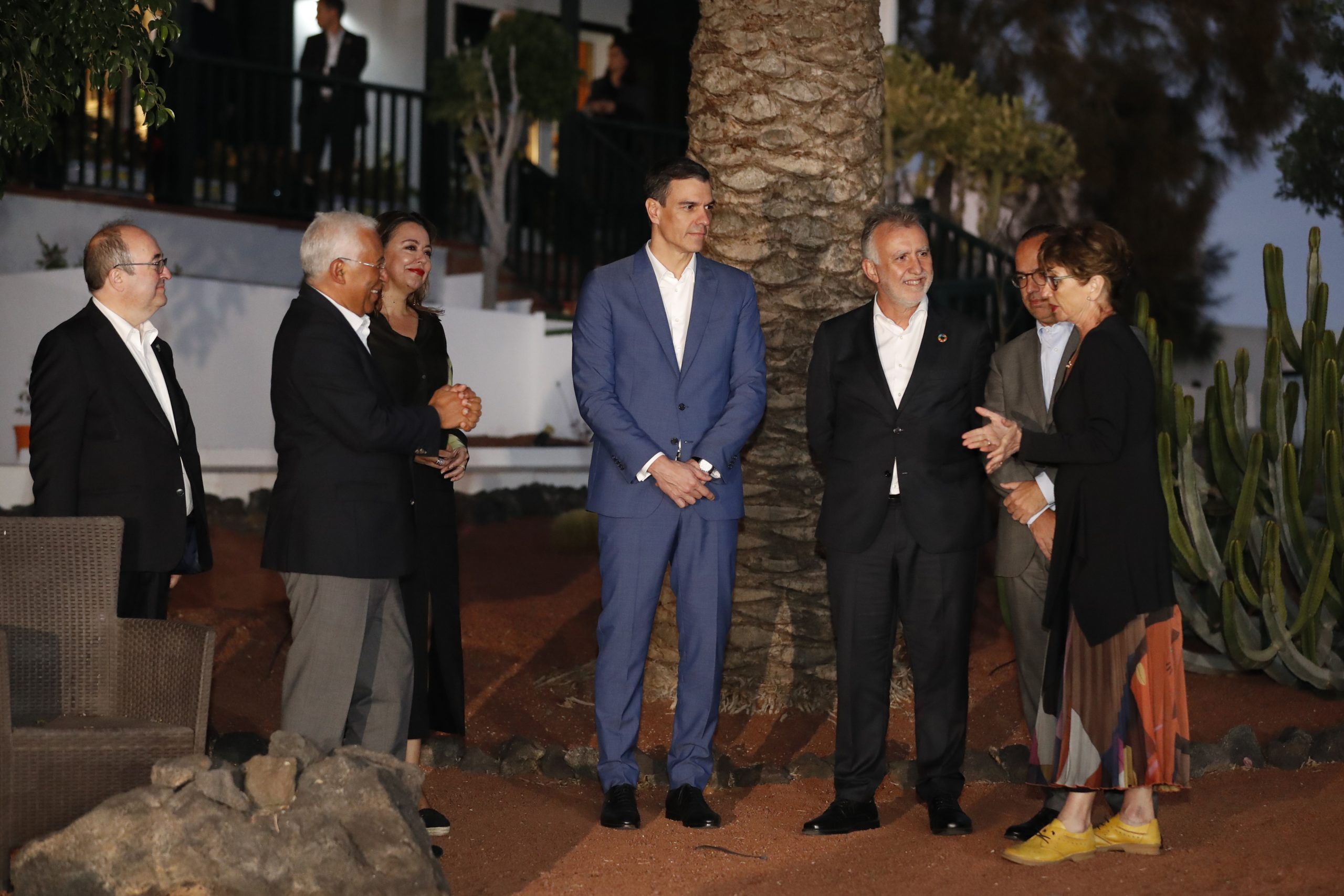 Costa e Sánchez visitaram casa de Saramago e trocaram livros em Lanzarote