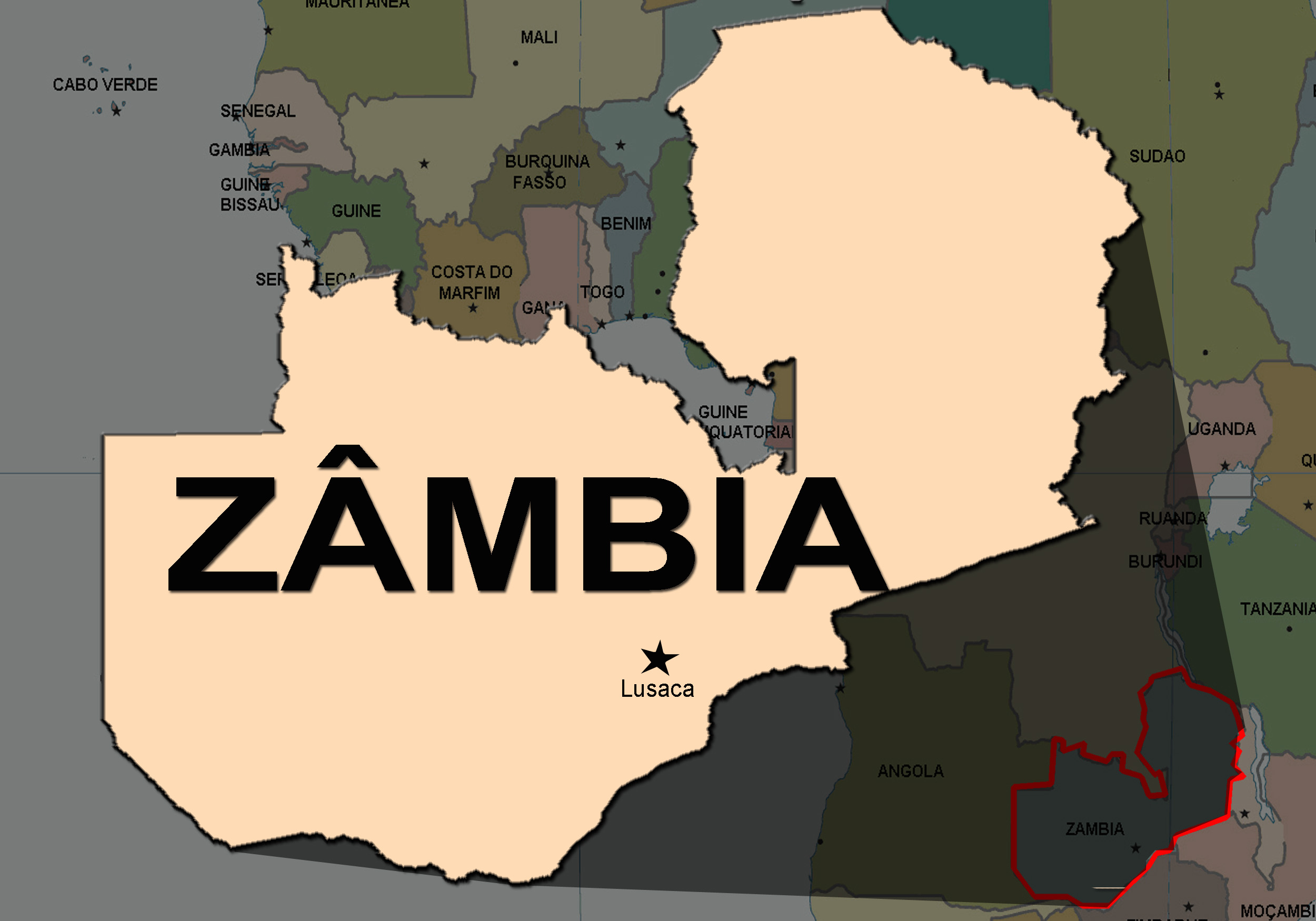 Agência altera que ‘default’ da Zâmbia pode desencadear onda de falências em África