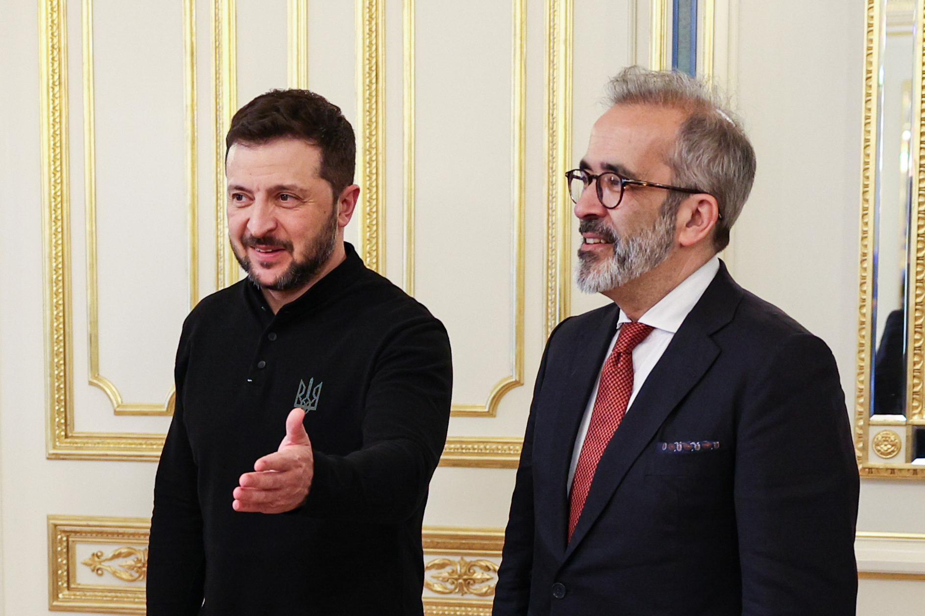 Rangel encontrou-se com Zelensky em Kiev. Veja as imagens